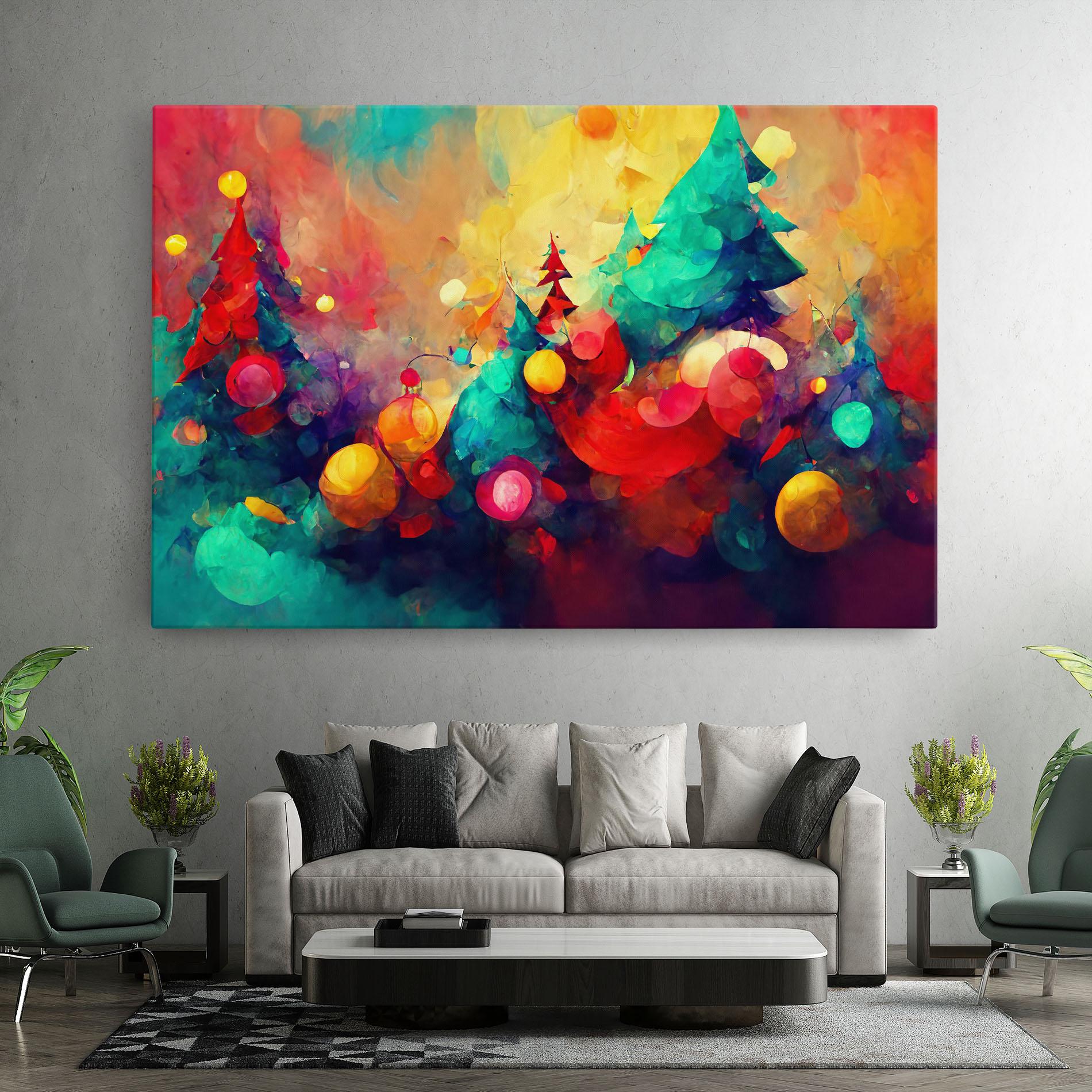 Vászonkép Colorfull Winter mockup 7