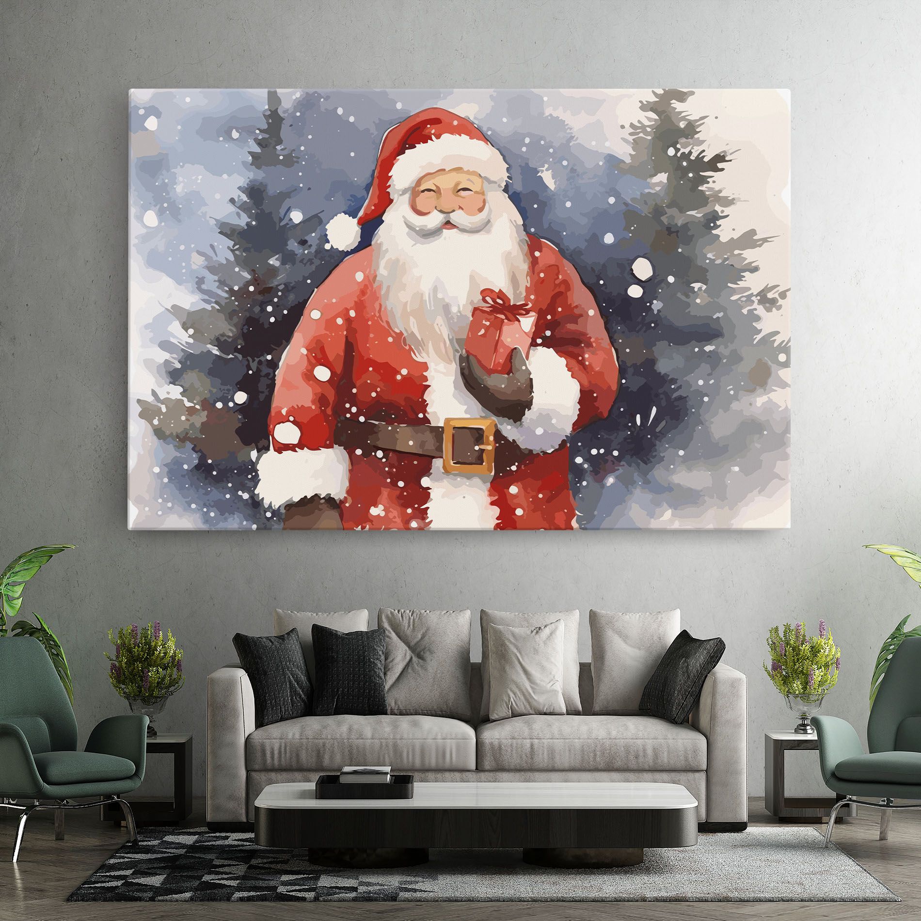 Holding Gift mockup 7