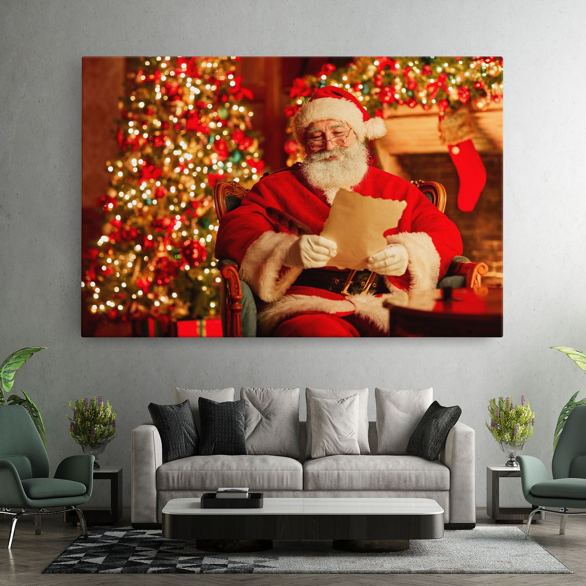 Reading Christmas Letter mockup 7