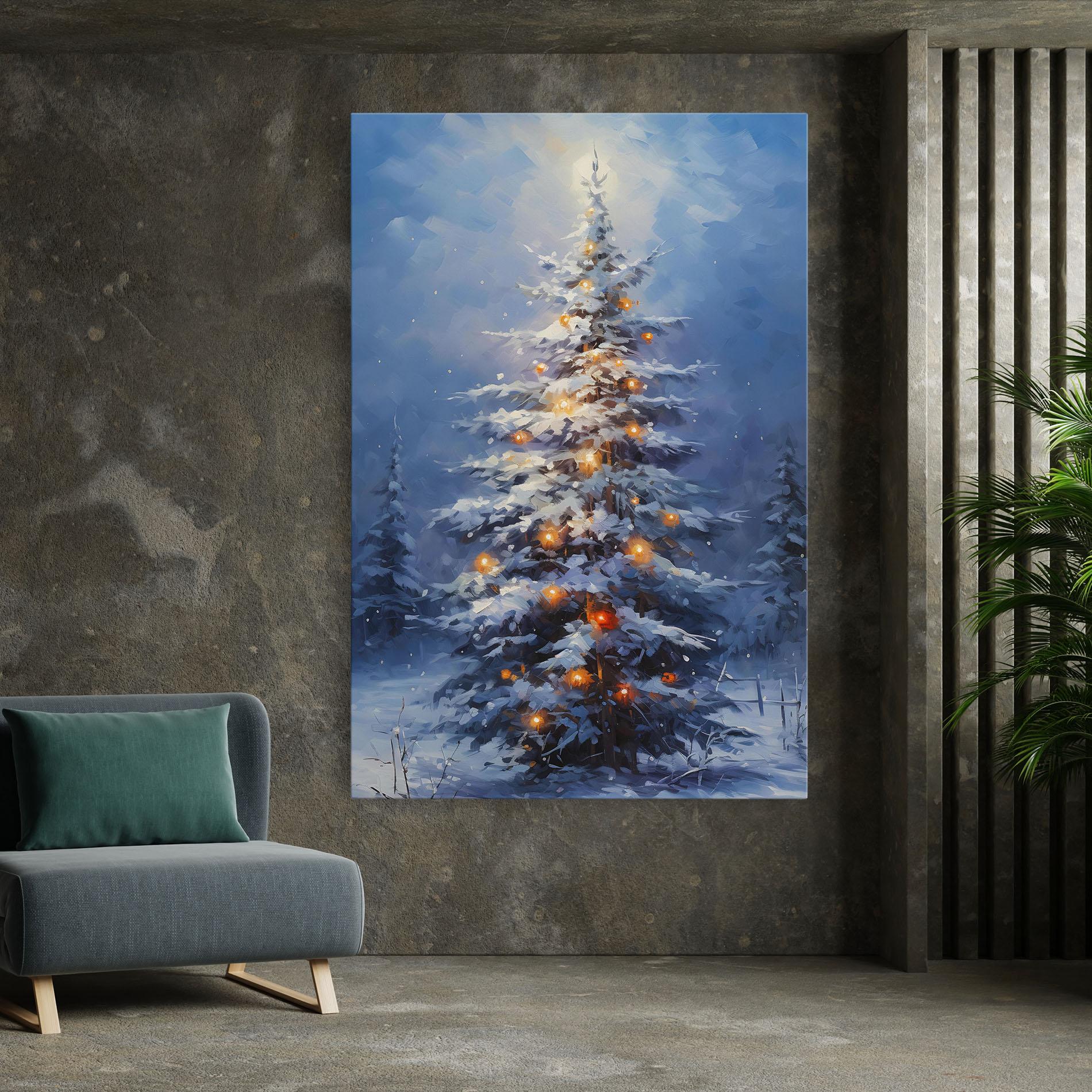 Vászonkép Tall Slender Tree mockup 7