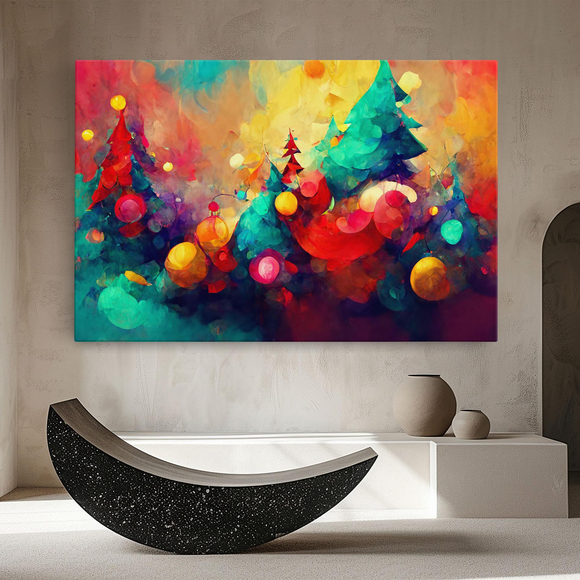 Vászonkép Colorfull Winter mockup 8