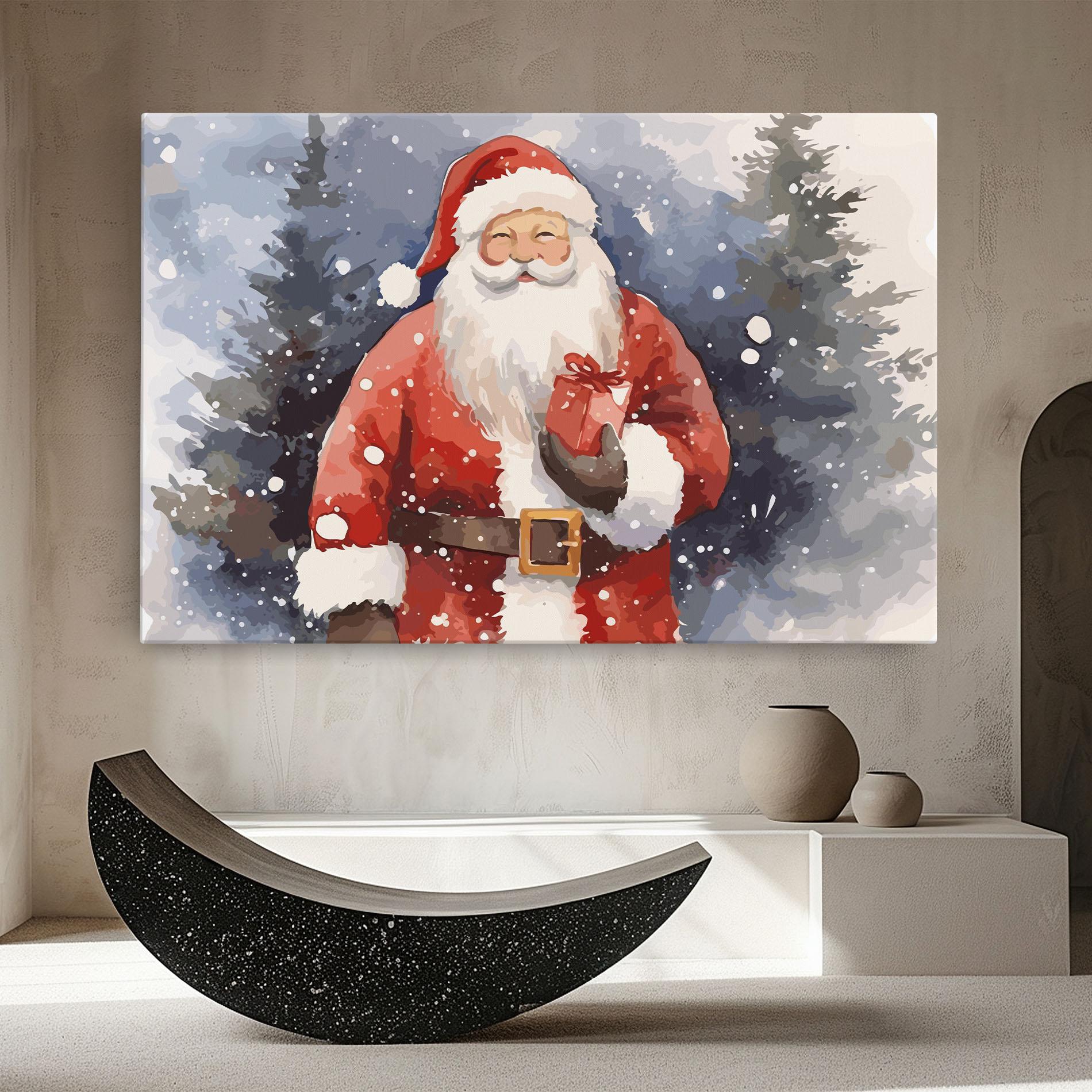 Vászonkép Holding Gift mockup 8