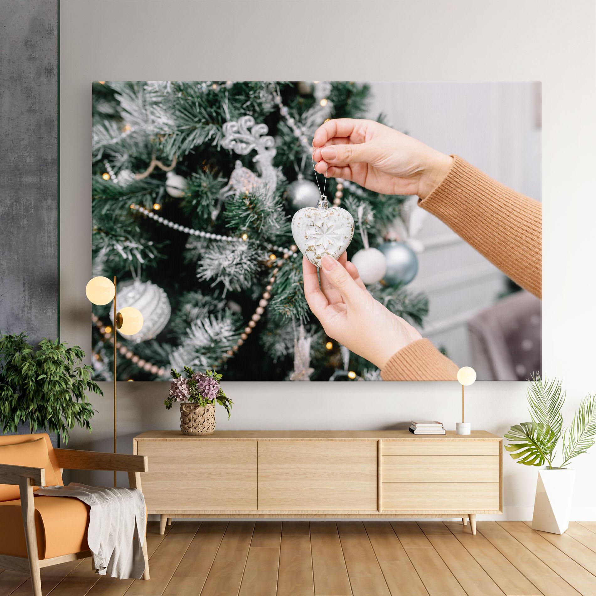 Vászonkép Christmas Decorations mockup 9