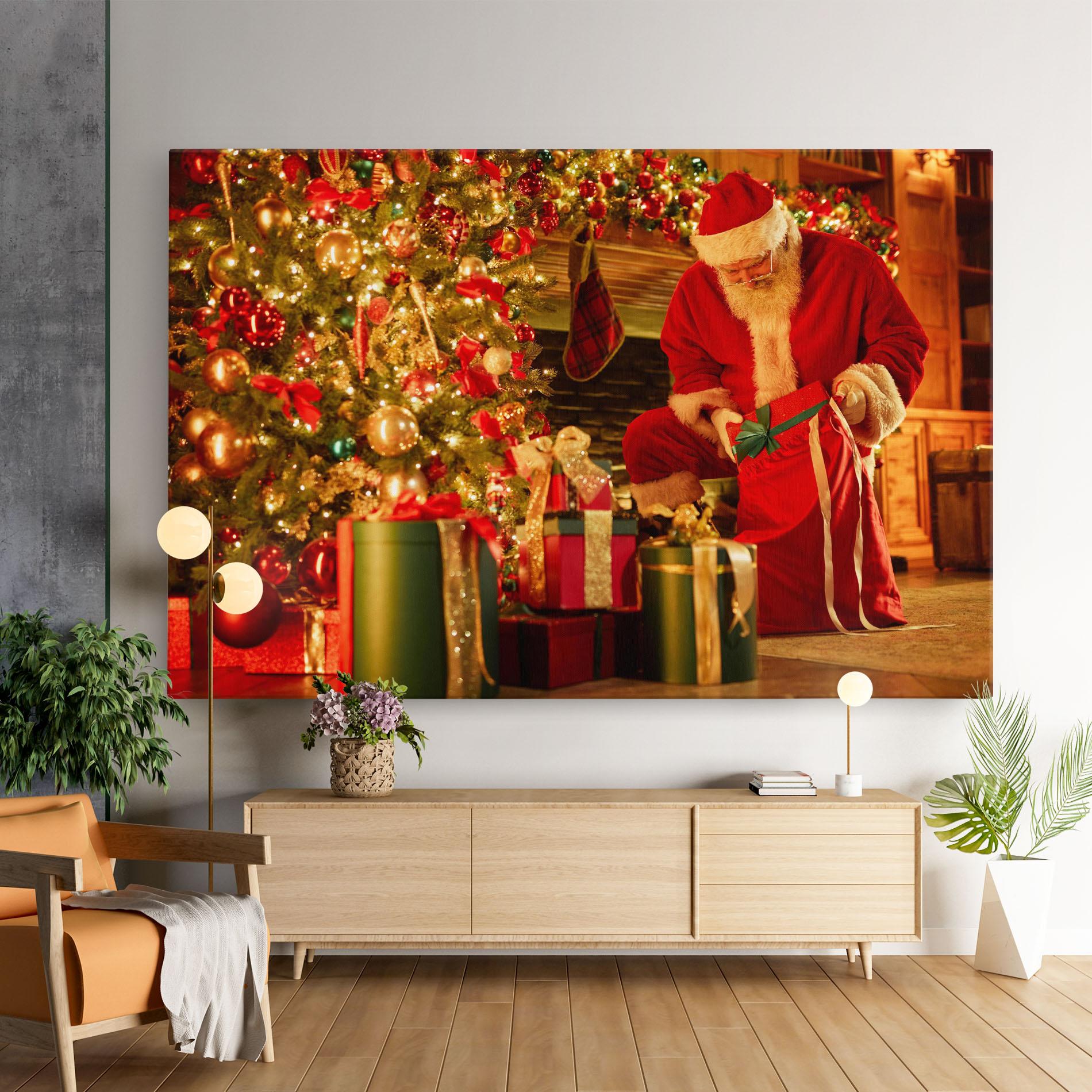 Vászonkép Presenting Gifts mockup 9