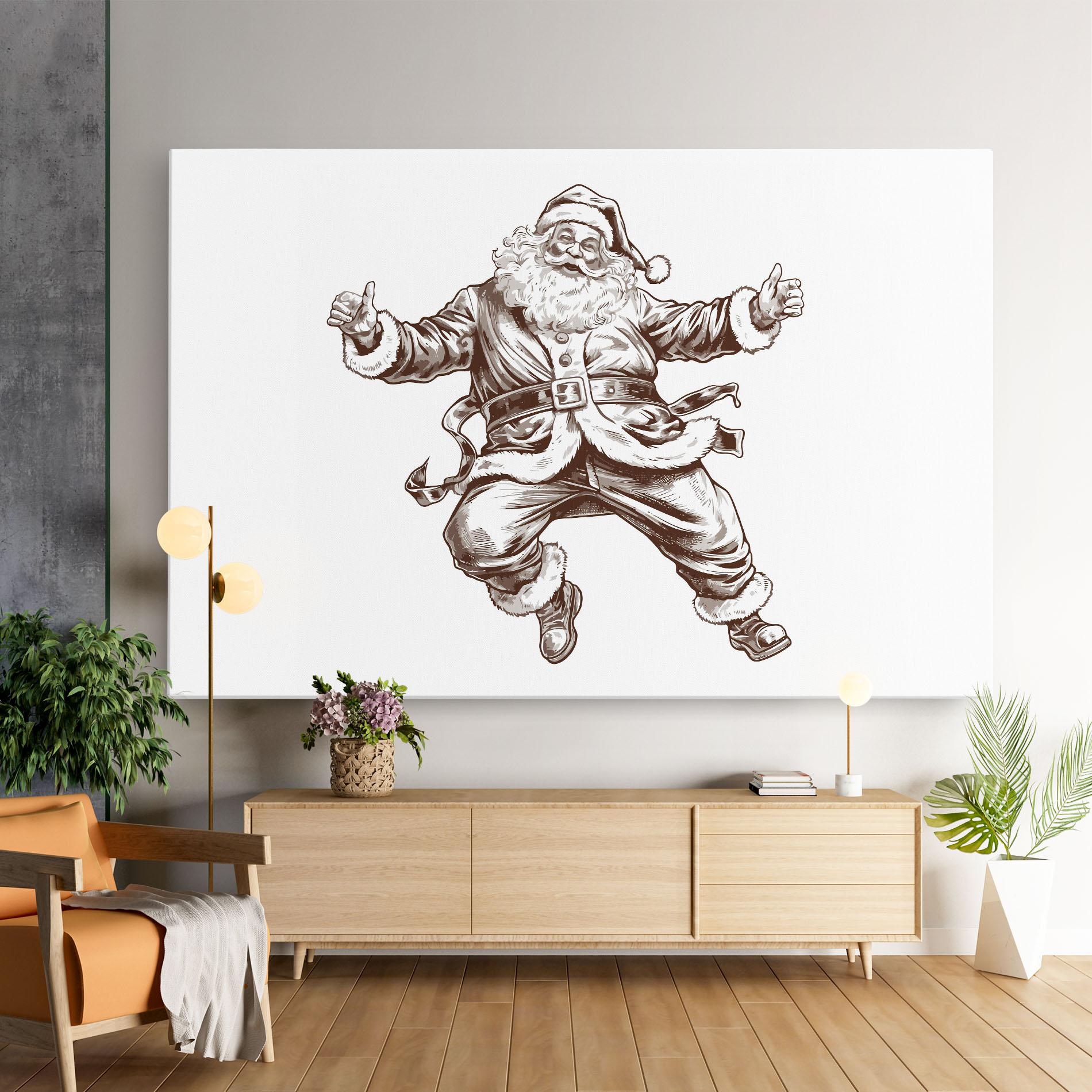 Vászonkép Santa Ok mockup 9