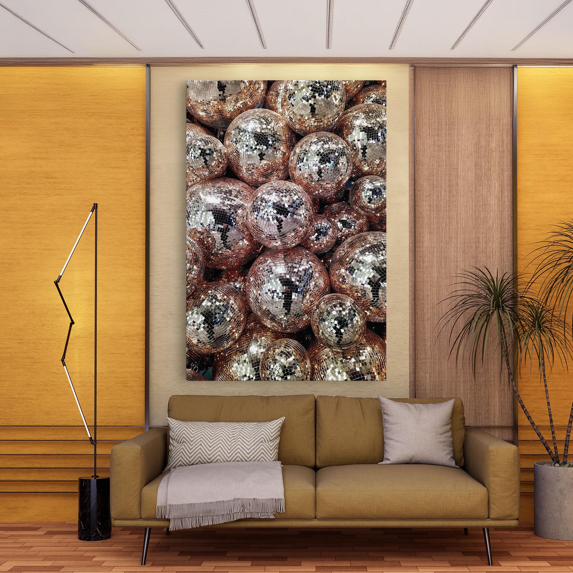 Vászonkép Christmas Disko Balls mockup 9