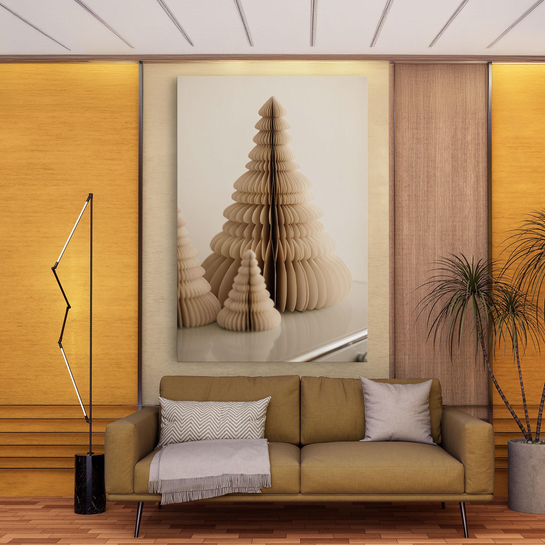 Vászonkép Paper Tree mockup 9