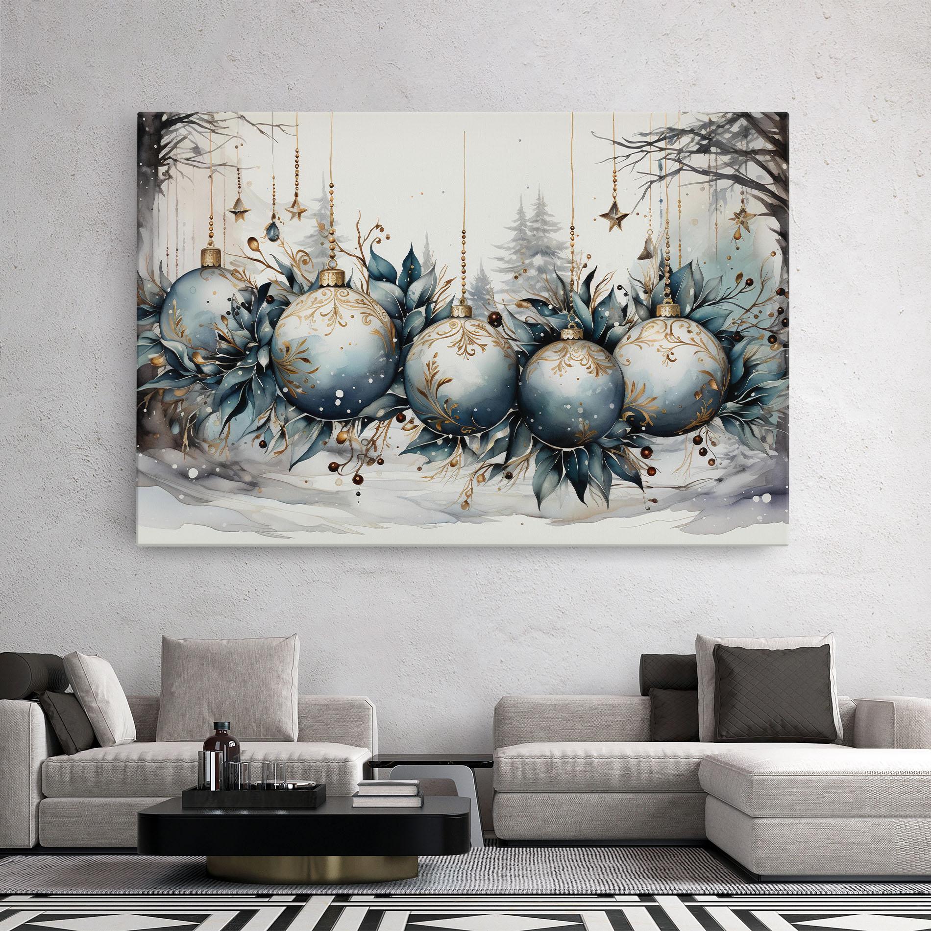 Vászonkép Christmas Paper mockup 2