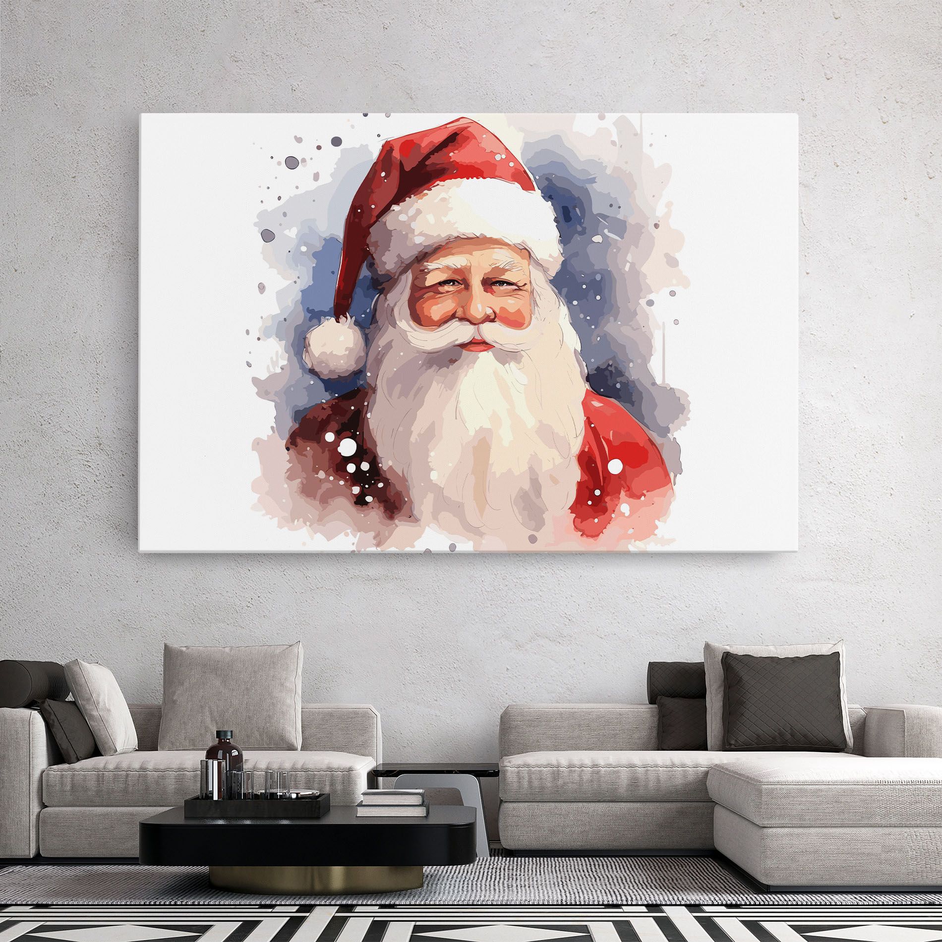 Cute Santa mockup 2