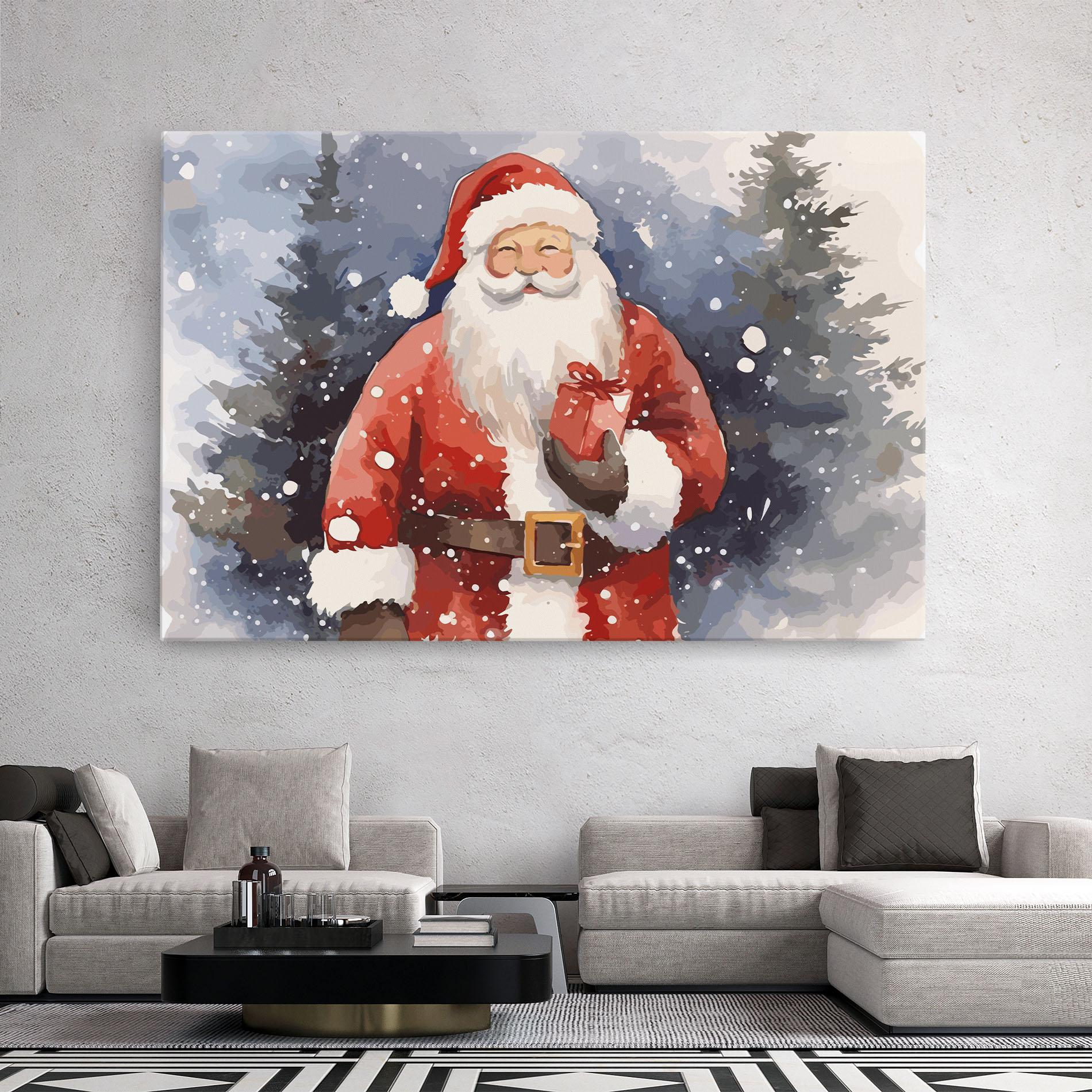 Vászonkép Holding Gift mockup 2