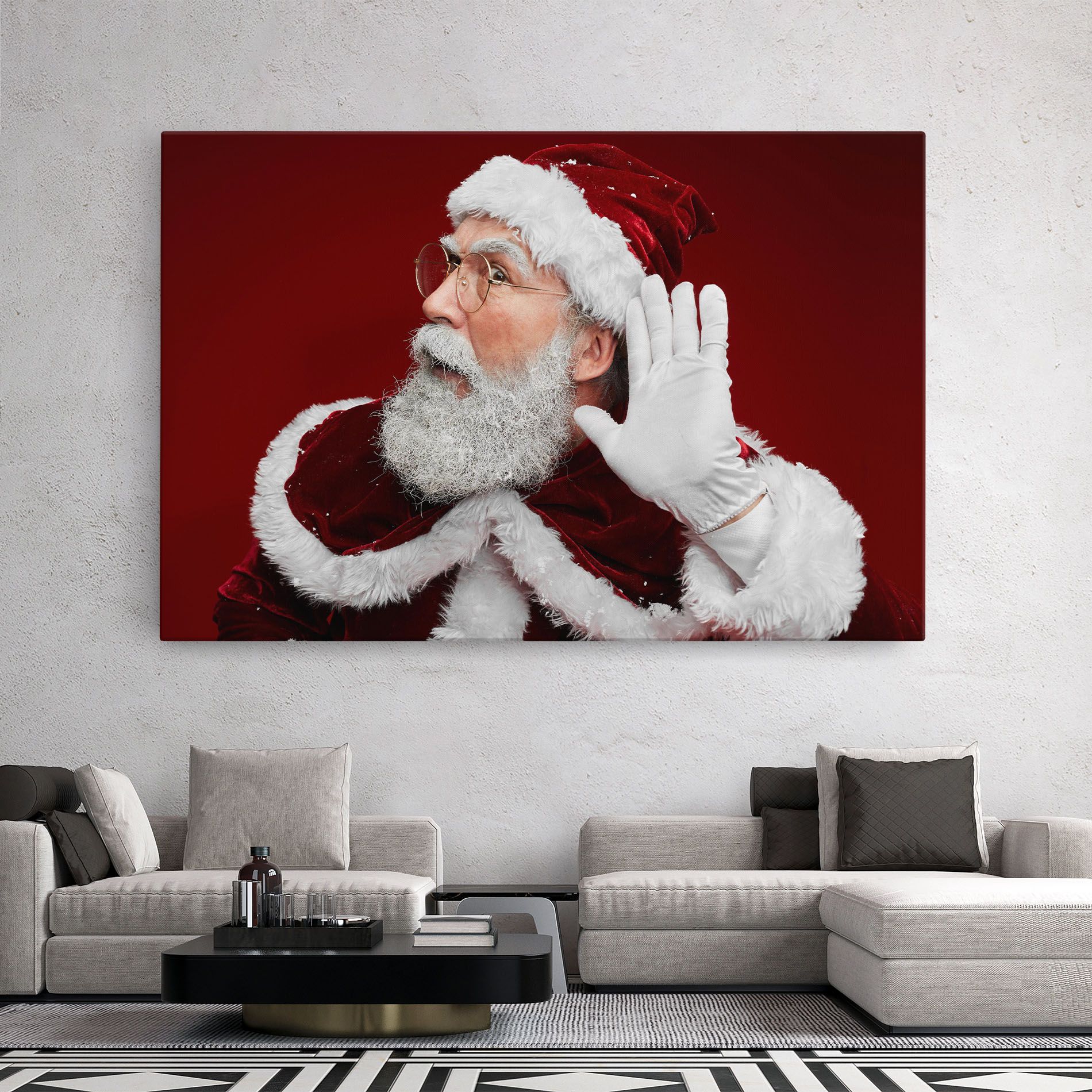 Santa Cant Hear You mockup 2