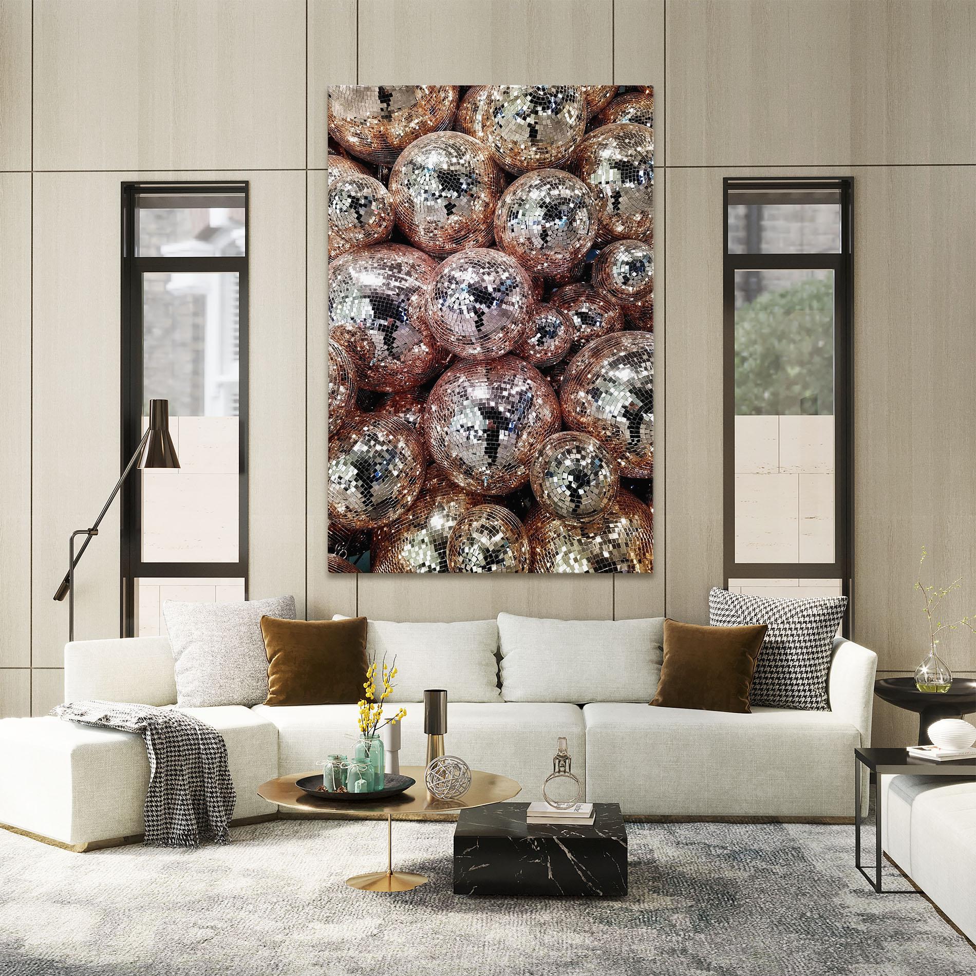 Vászonkép Christmas Disko Balls mockup 2