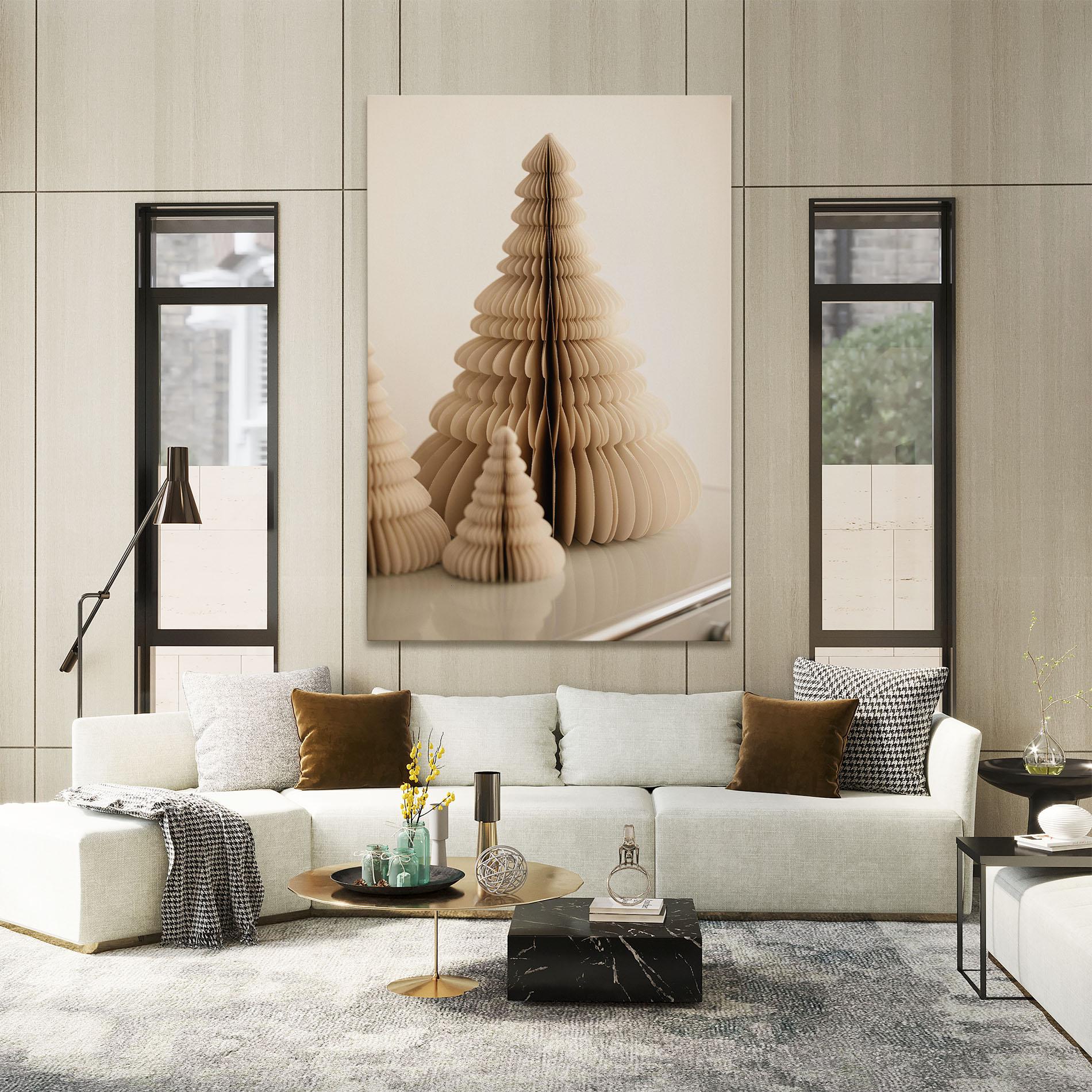 Vászonkép Paper Tree mockup 2