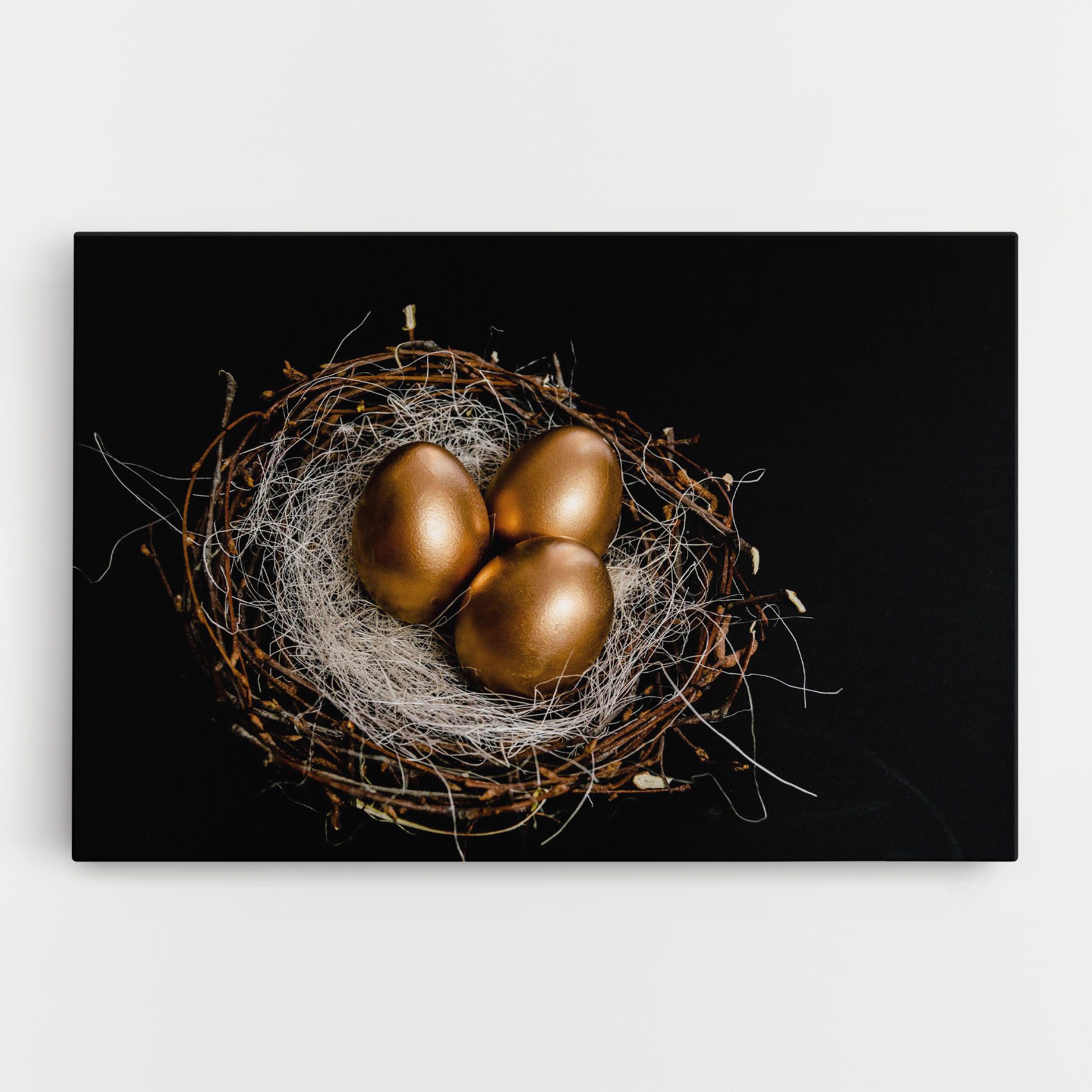 Pretty Golden Easter Eggs mockup 0