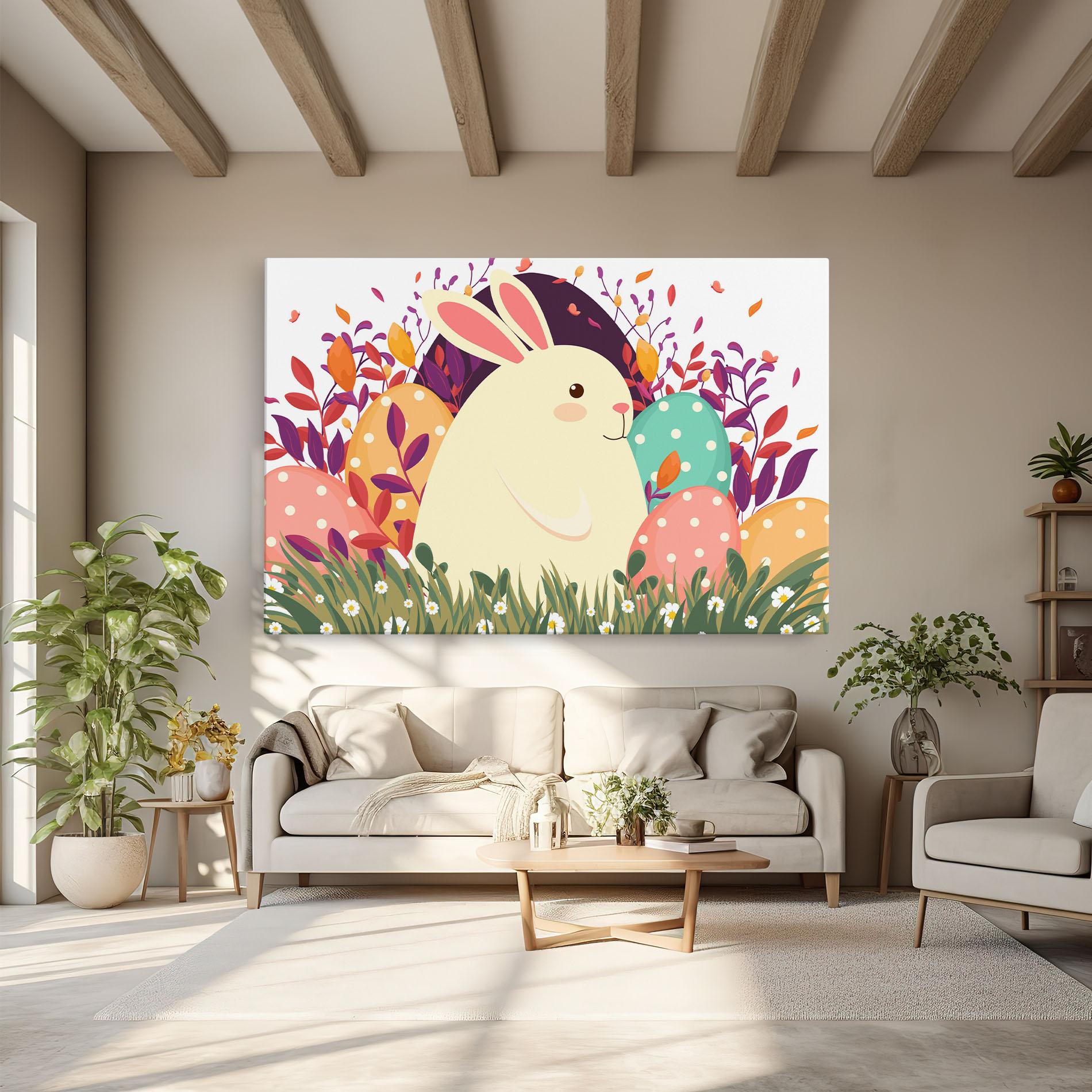 Vászonkép Friendly Bunny mockup 6