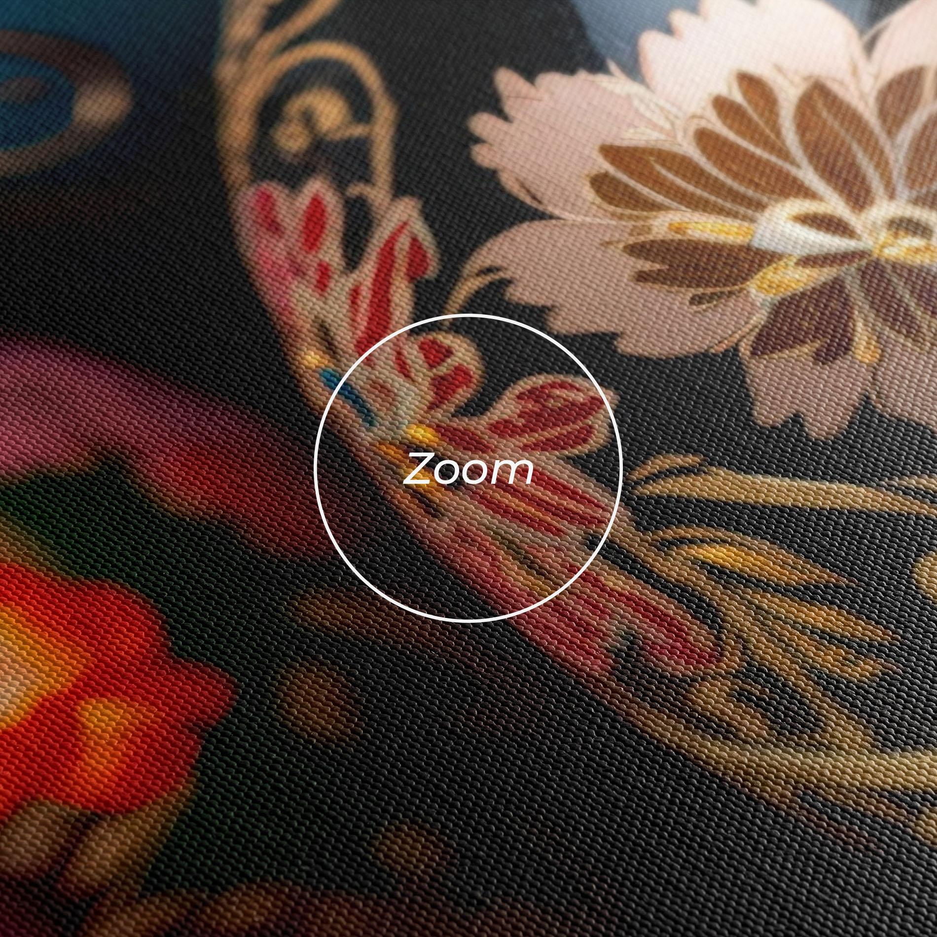 Vászonkép Close Up Painted Eggs mockup 3