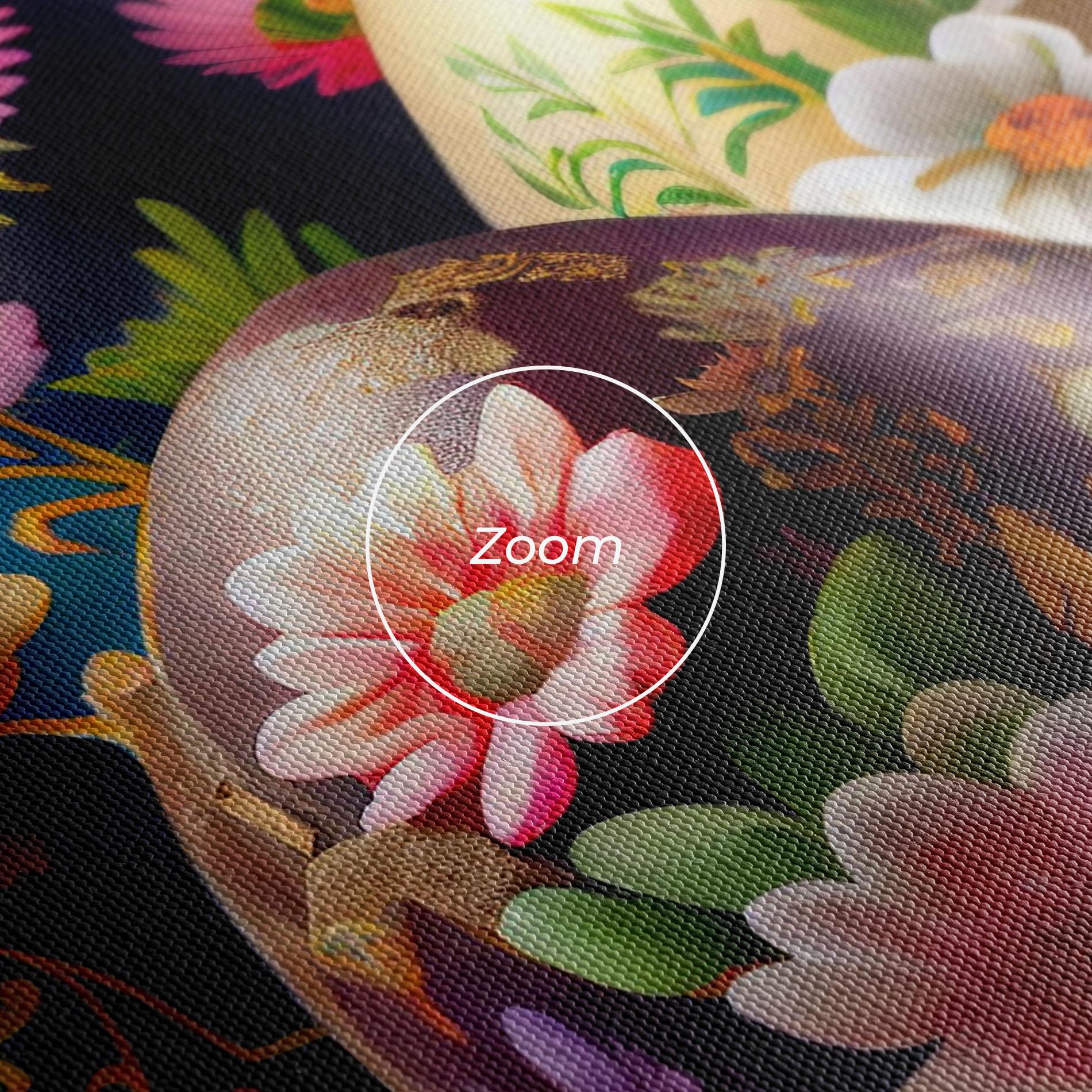 Vászonkép Easter Egs Flowers mockup 3