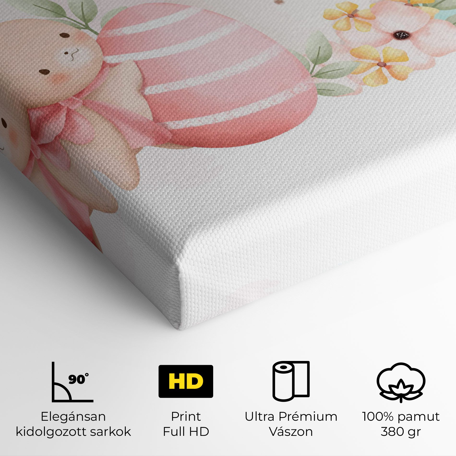 Cute Bunny Art mockup 4