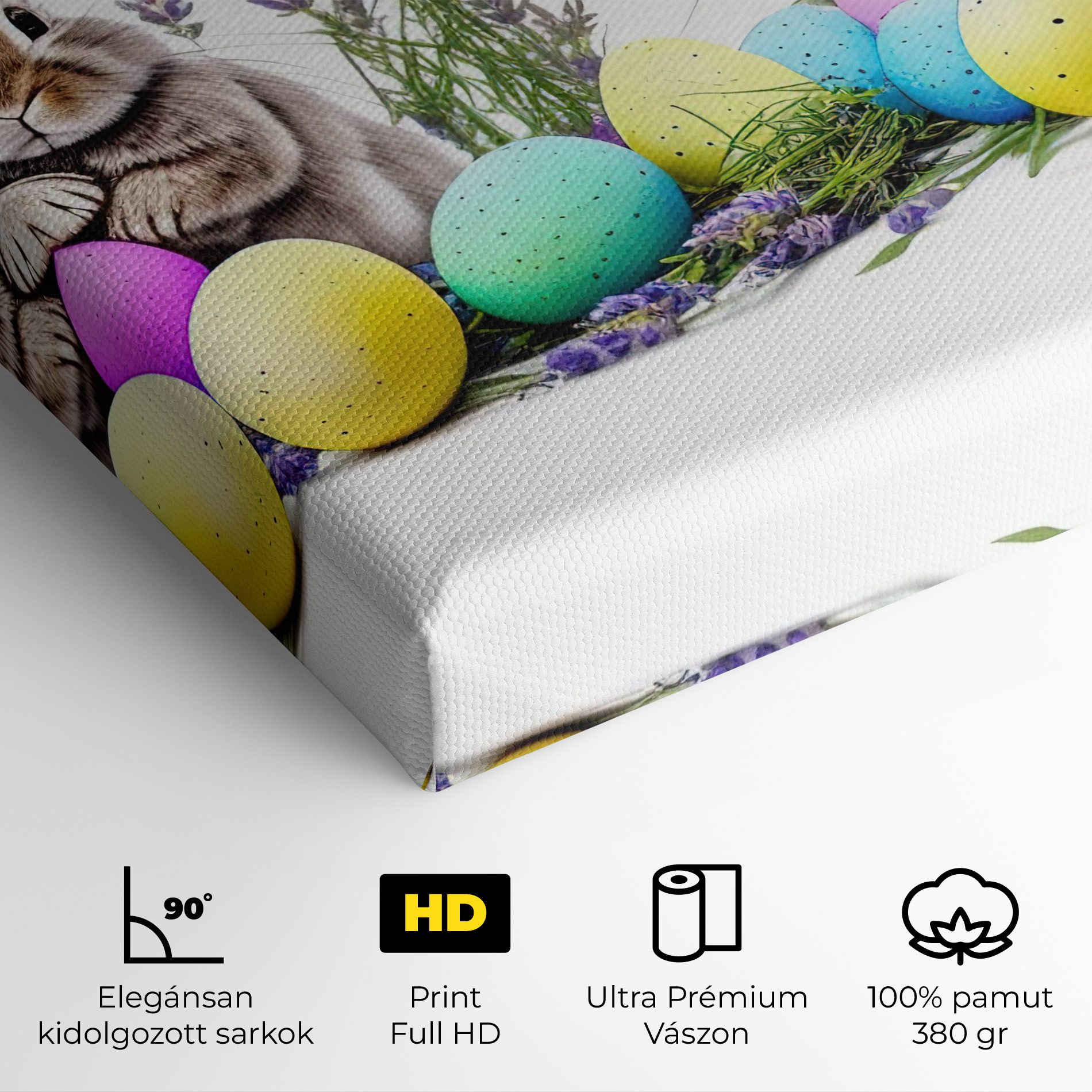 Flowers Easter Bunny mockup 4