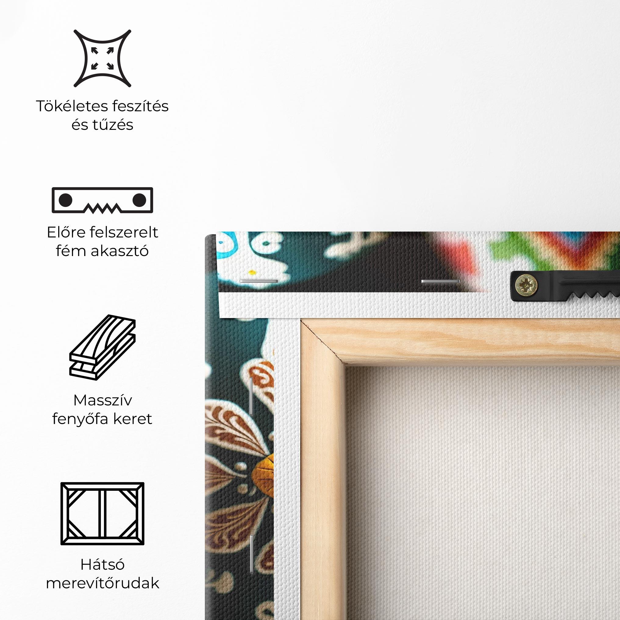 Vászonkép Easter Eggs Ornament mockup 5