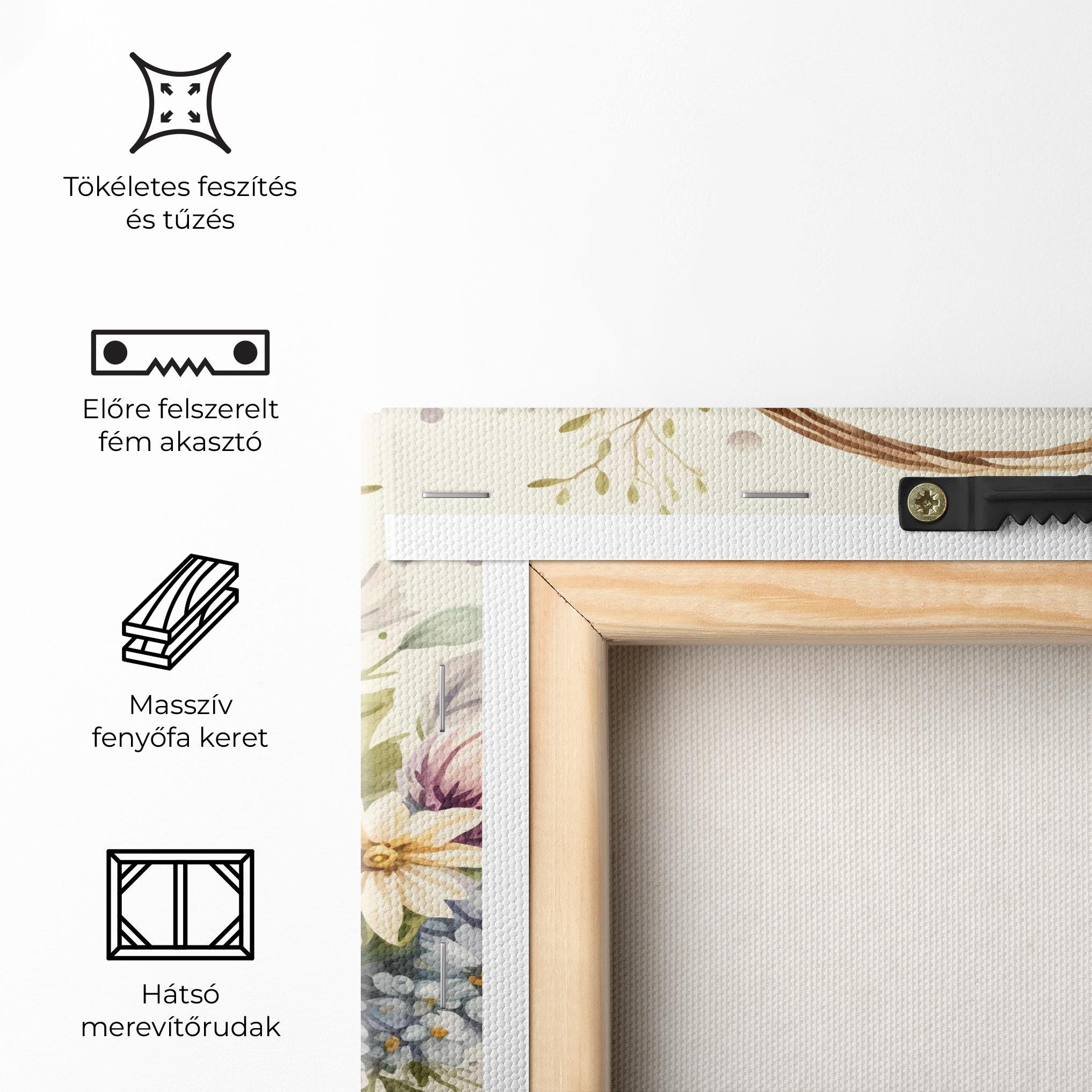 Vászonkép Eggs Basket mockup 5