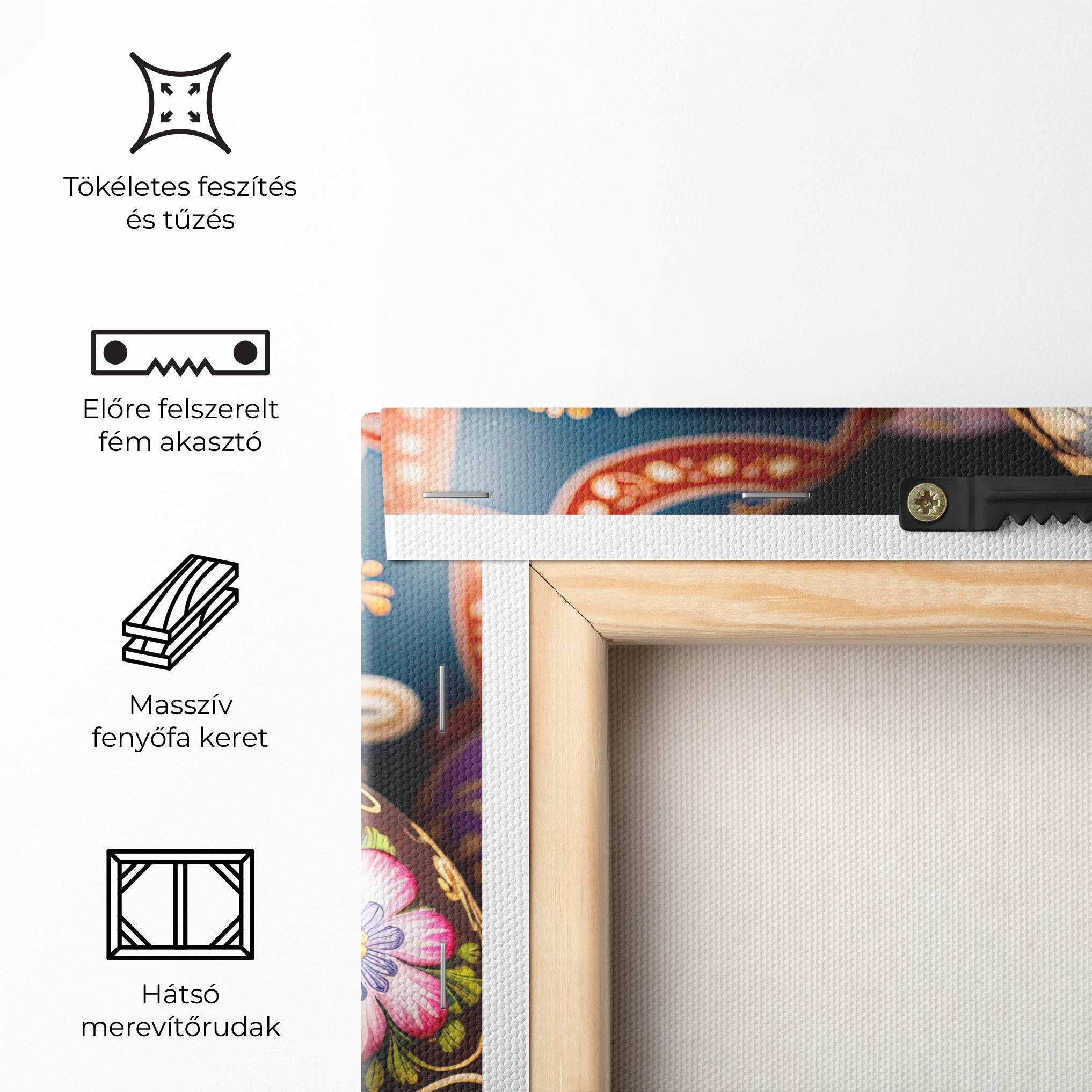 Vászonkép Pretty Painted Eggs mockup 5