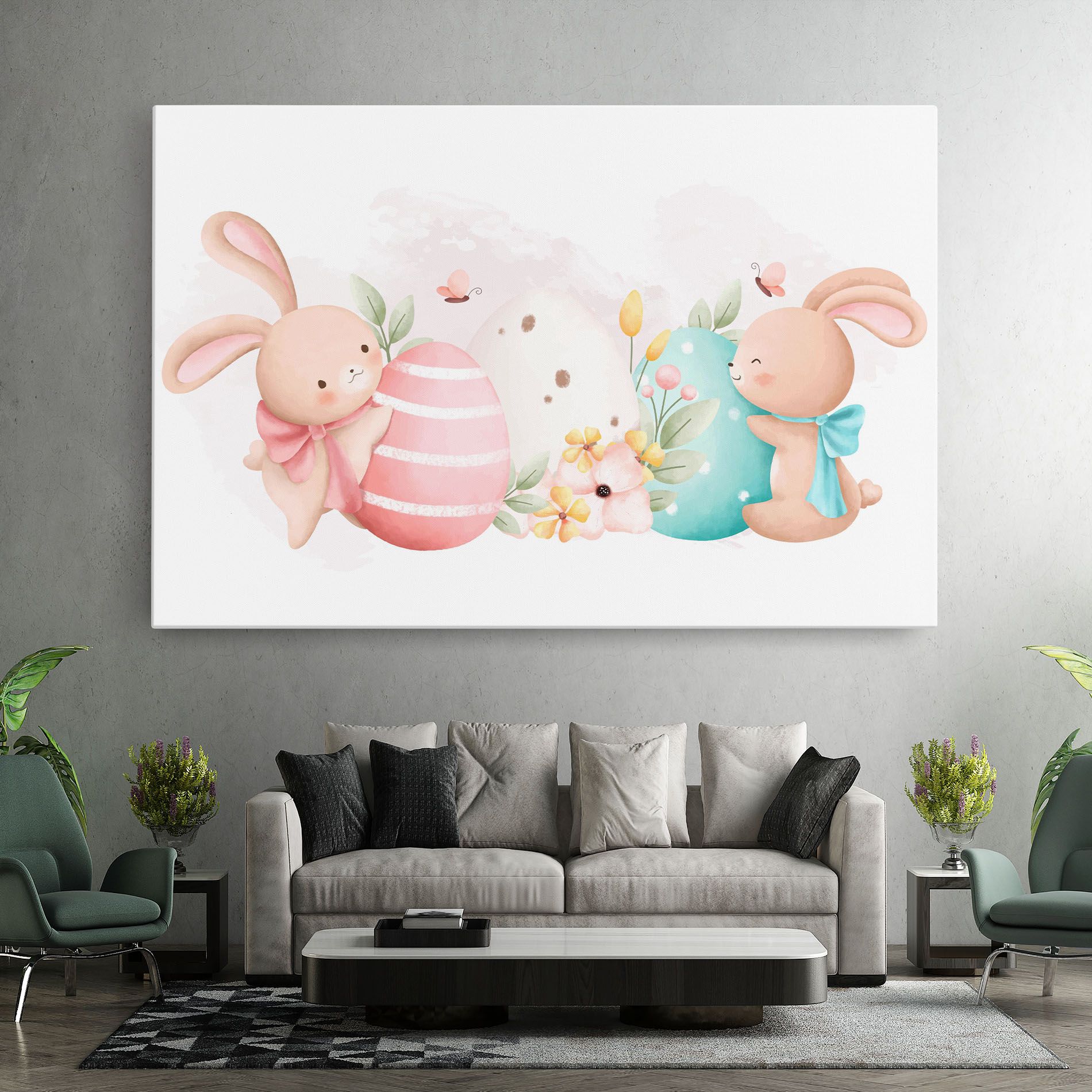 Cute Bunny Art mockup 7