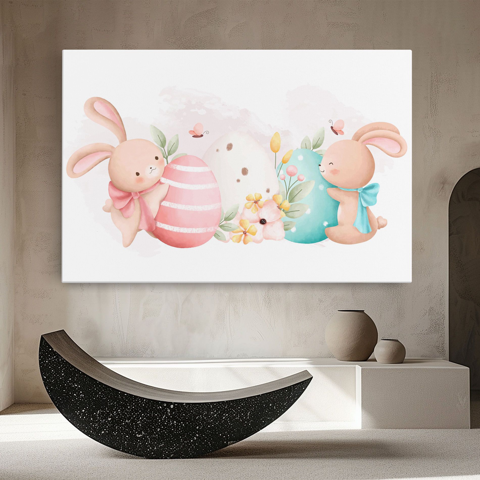 Cute Bunny Art mockup 8