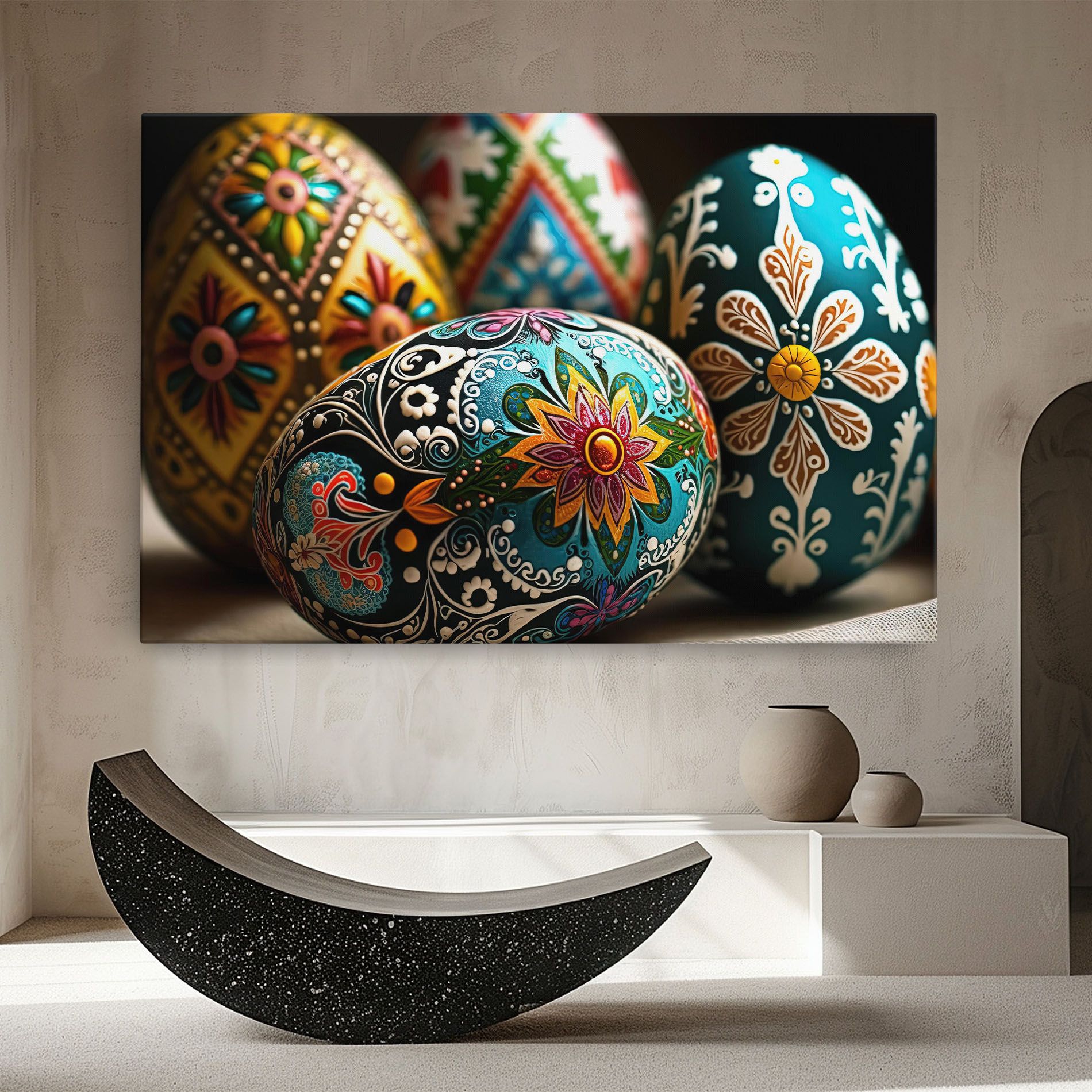 Easter Eggs Ornament mockup 8