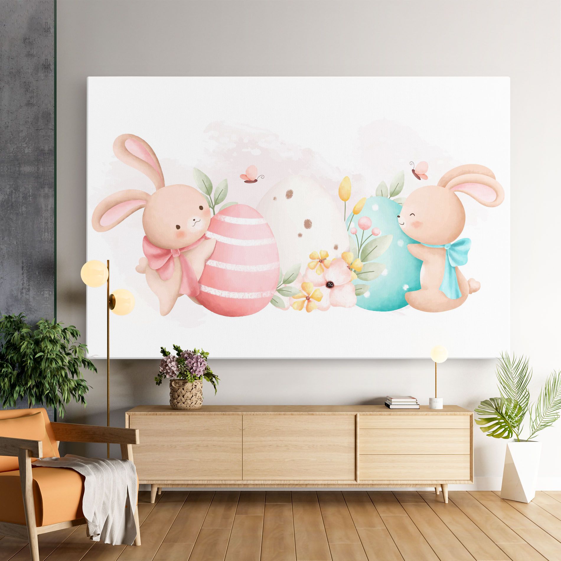 Cute Bunny Art mockup 9