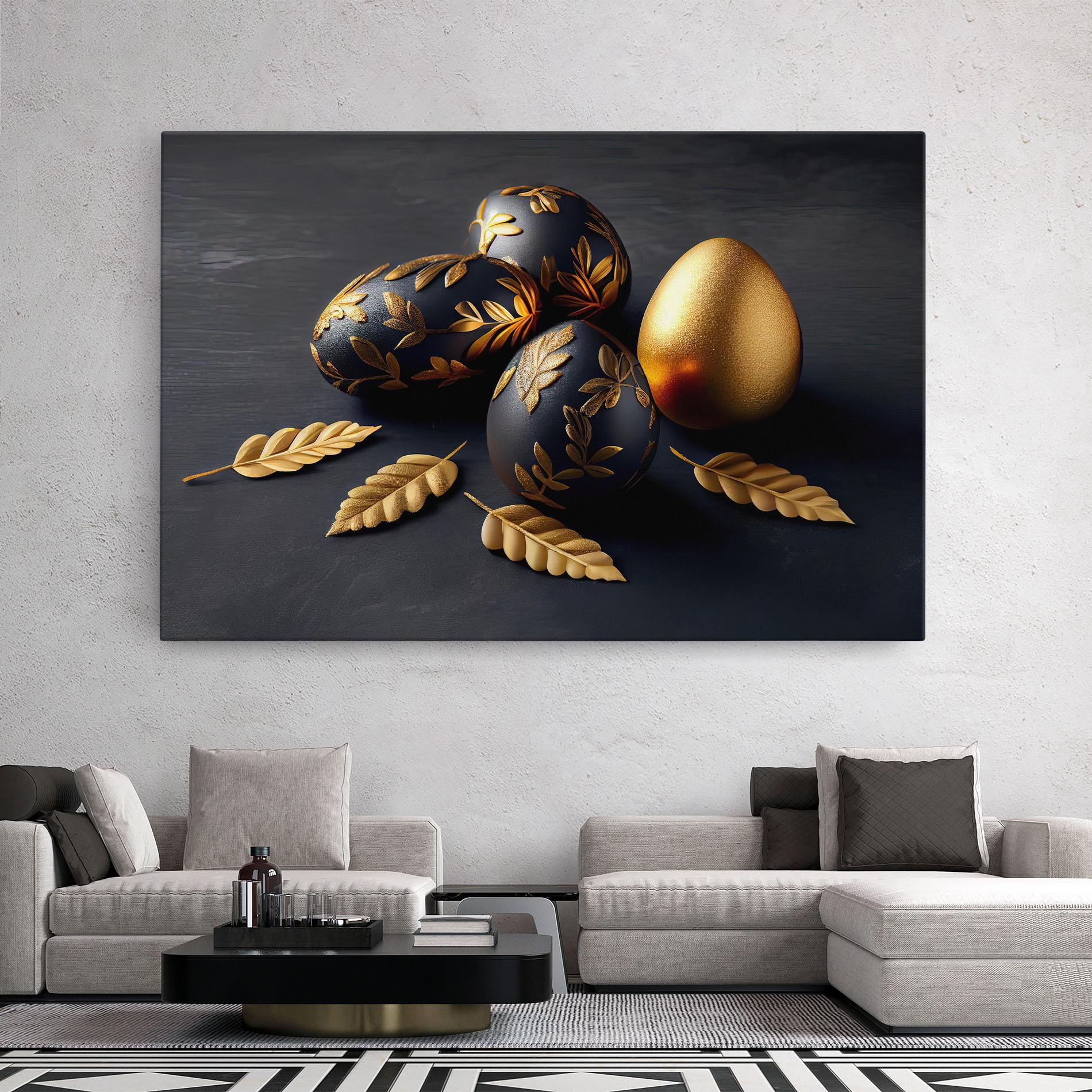 Vászonkép Black Gold Egs mockup 2