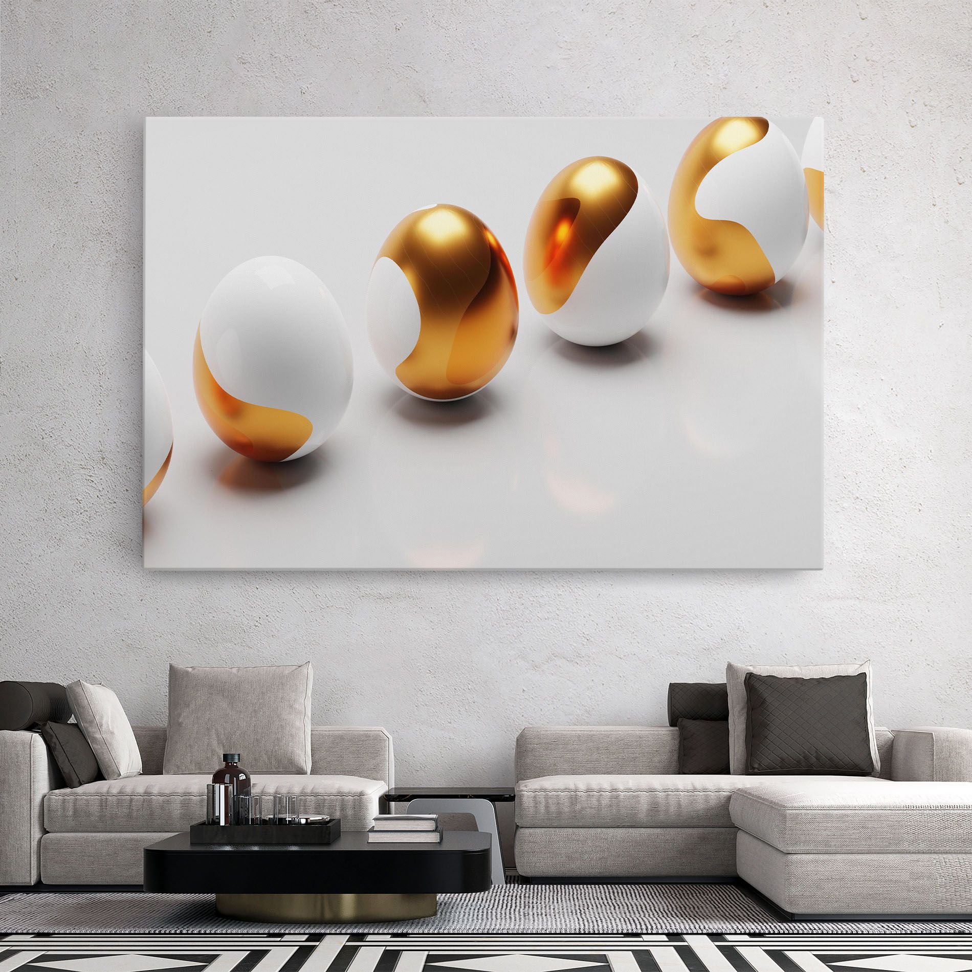 Elegant Easter Eggs mockup 2