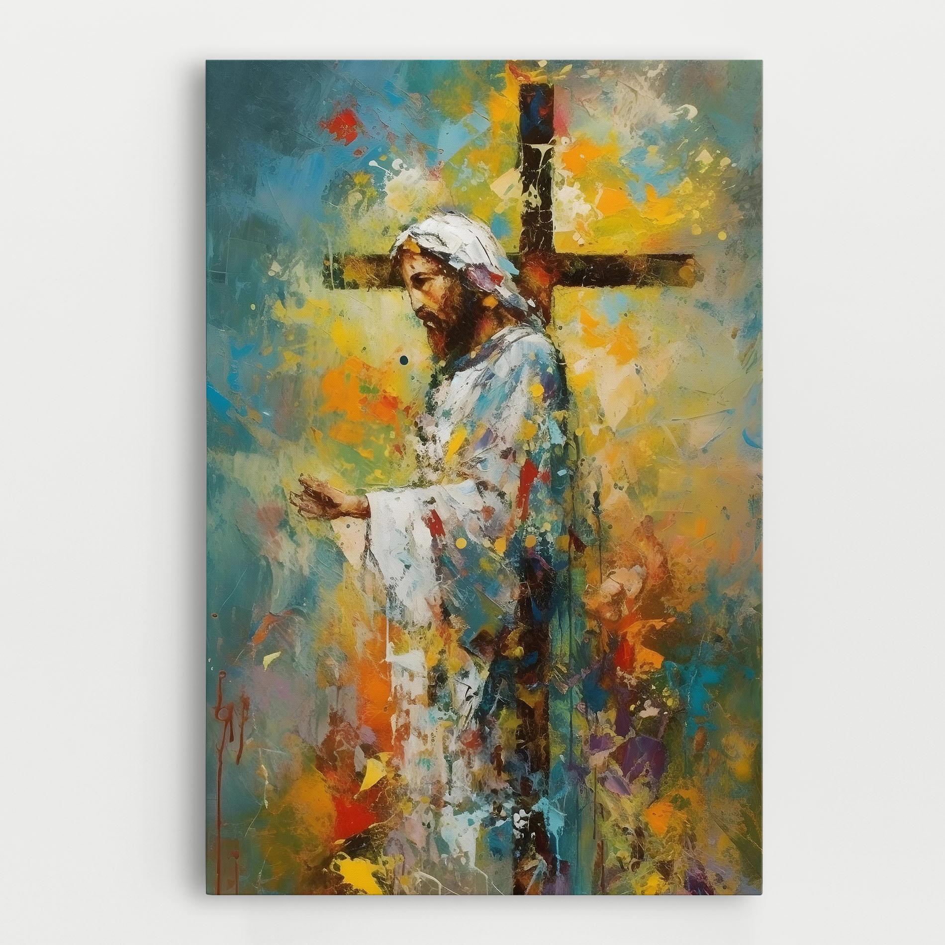 Vászonkép Christ Art Painting mockup 0