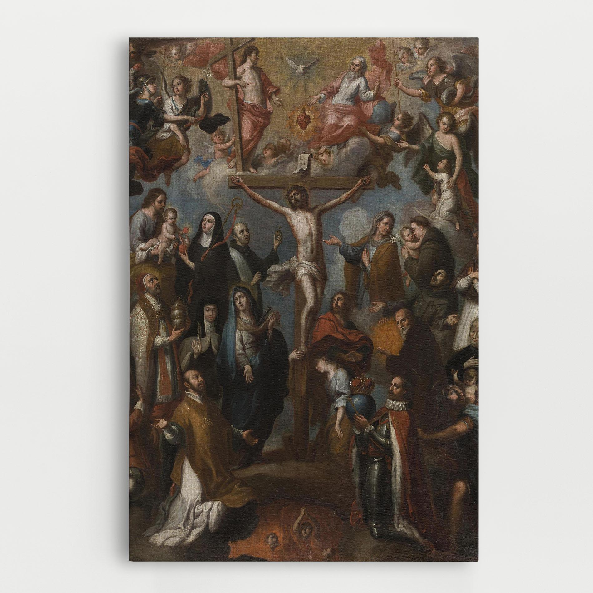 Vászonkép On The Cross mockup 0