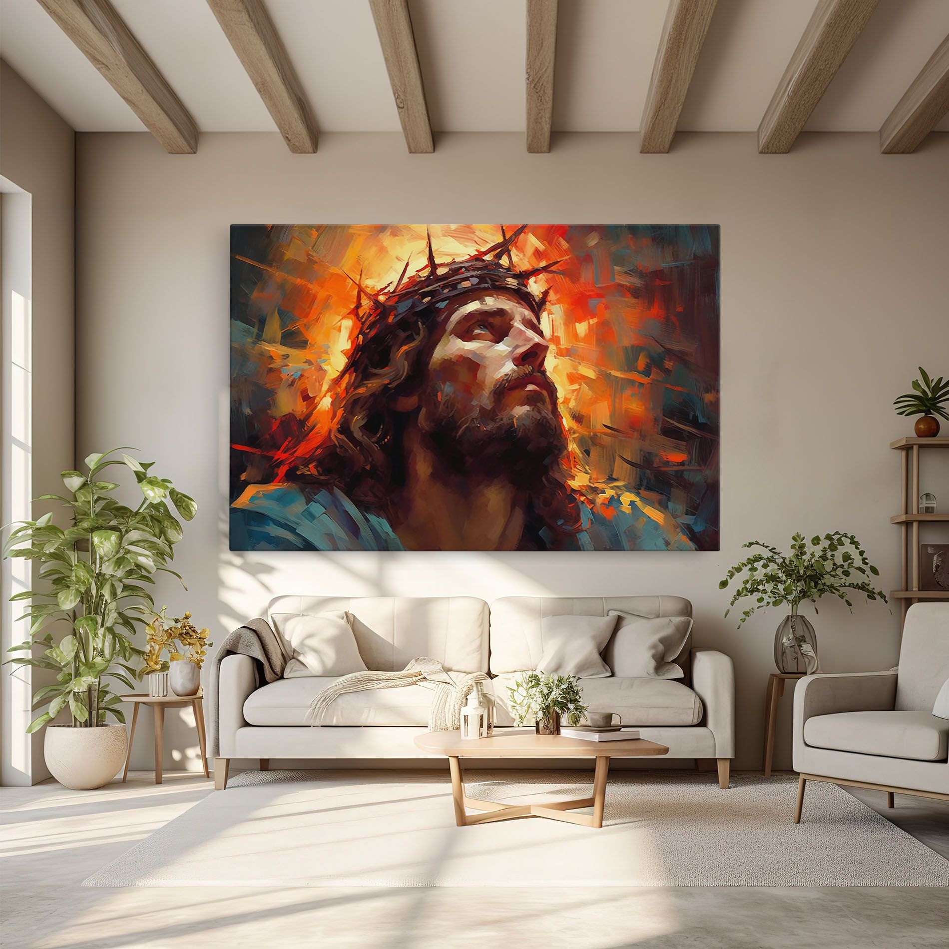 Jesus Crown Light mockup 6