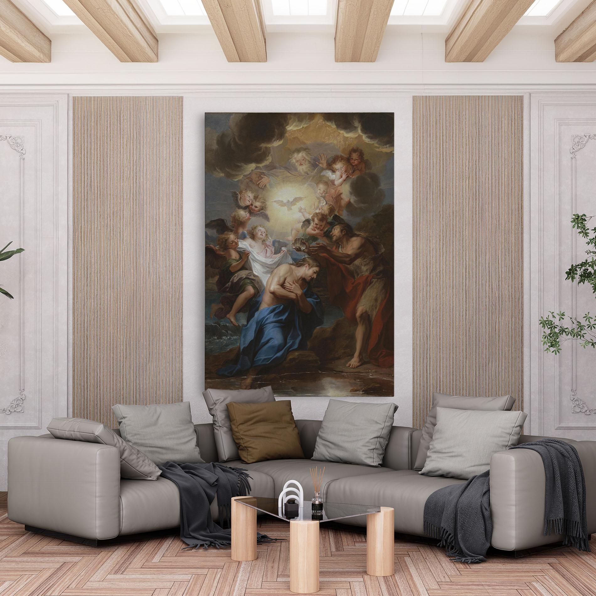 Vászonkép Divine Yellow Light mockup 6