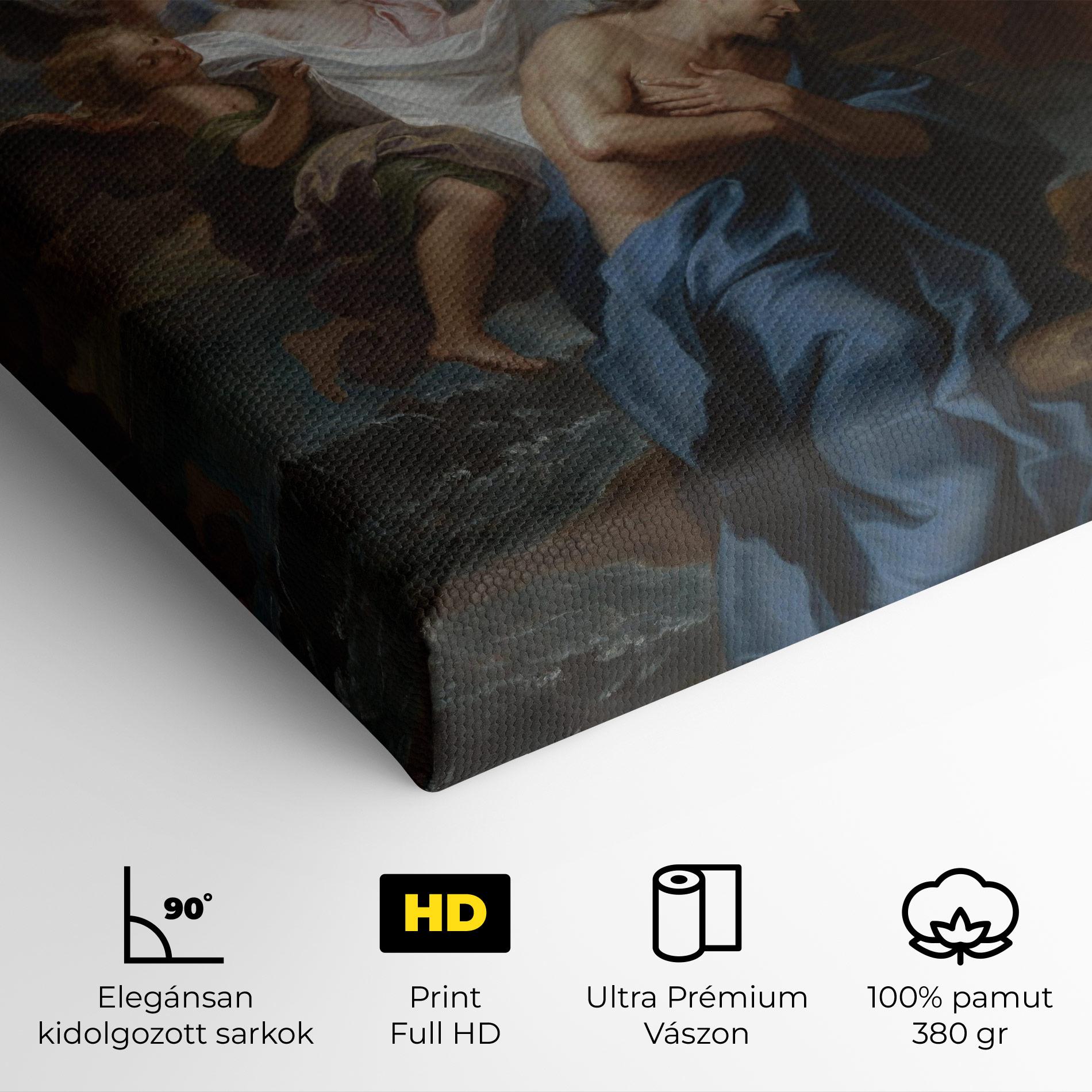 Vászonkép Divine Yellow Light mockup 4