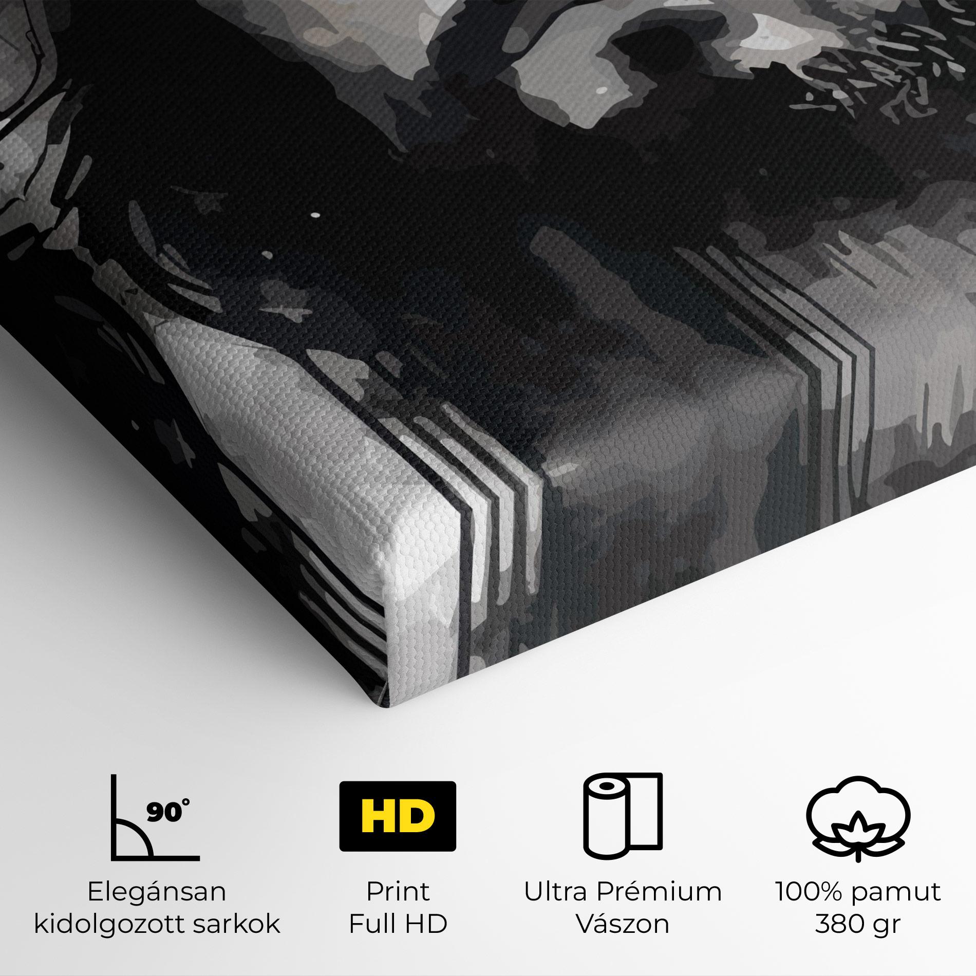 Vászonkép Jesus Ink Art mockup 4