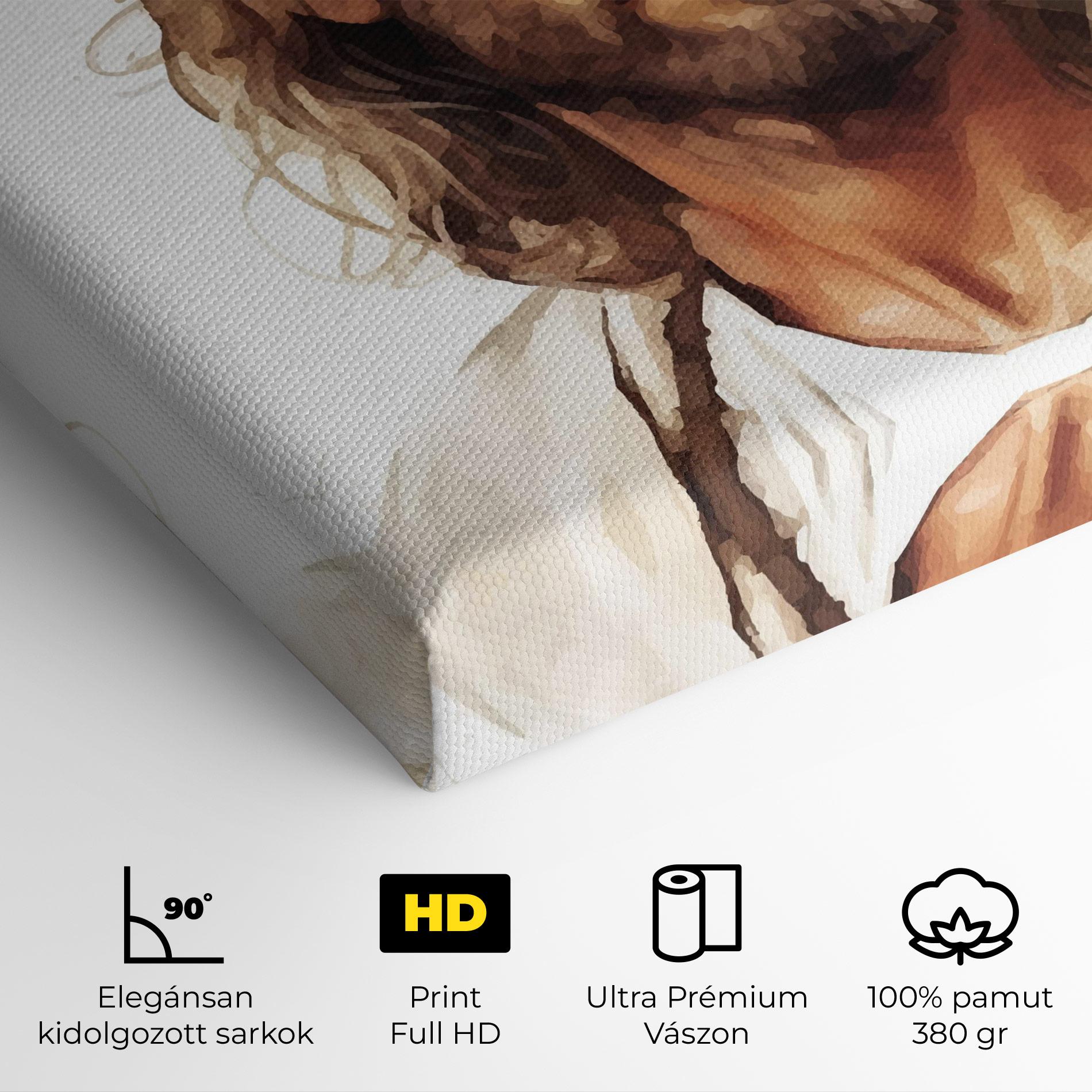Vászonkép Jesus Long Hair mockup 4