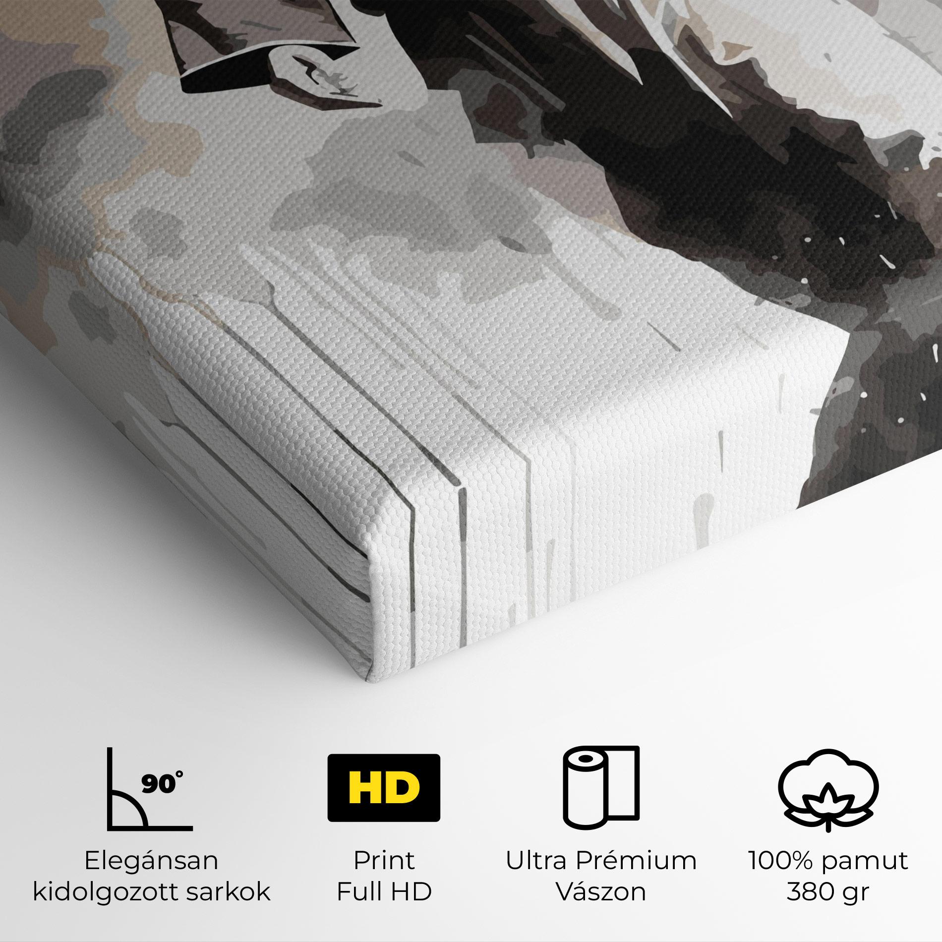 Vászonkép Watercolor Jesus mockup 4