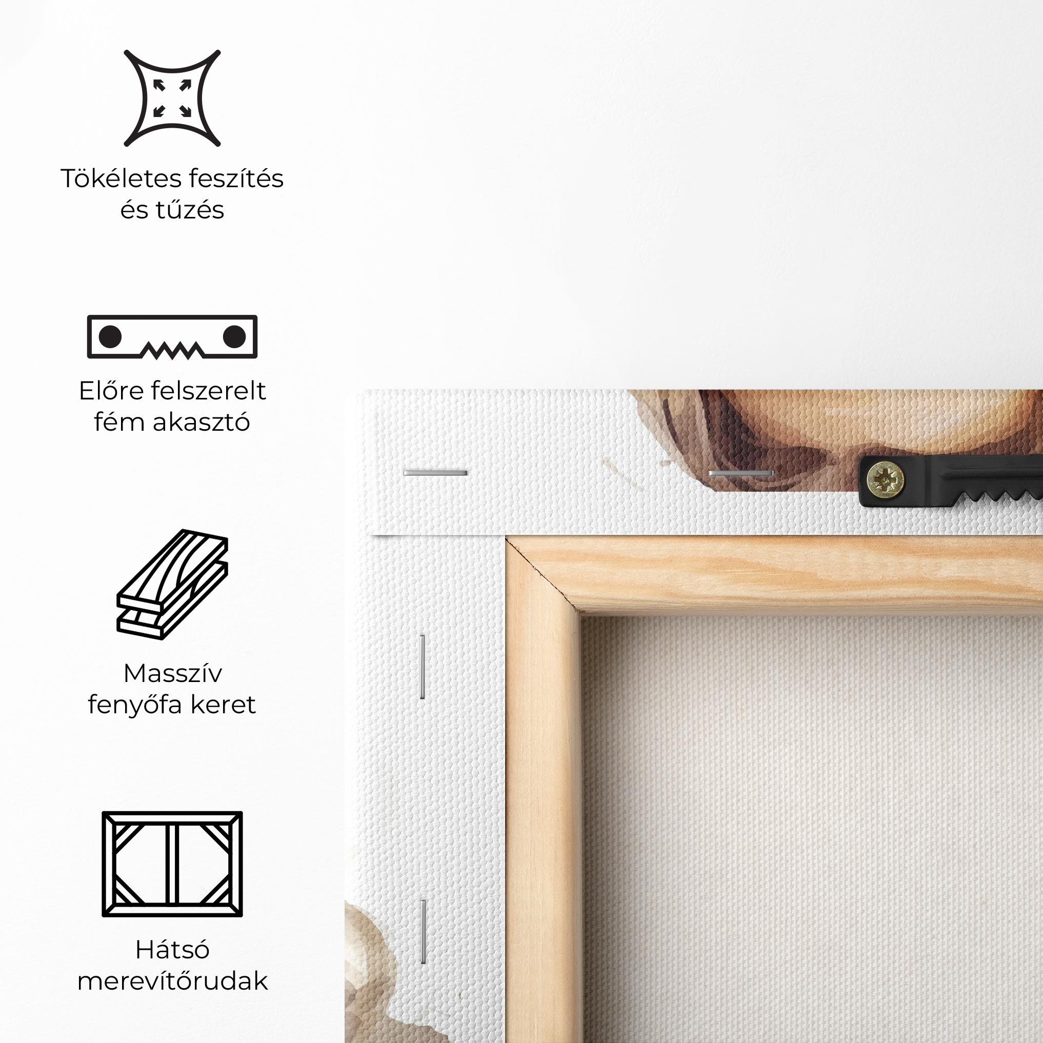 Vászonkép Jesus Long Hair mockup 5