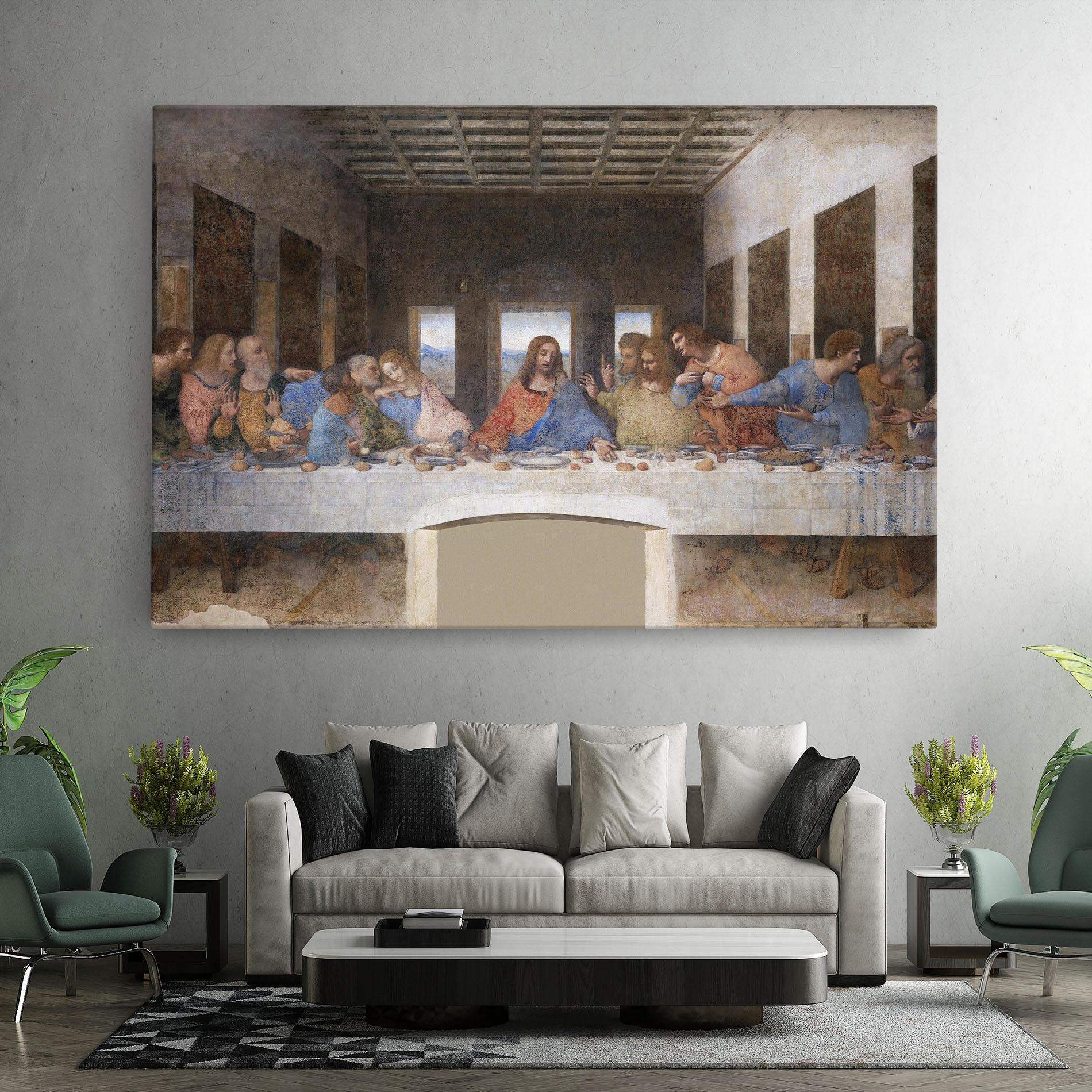 Vászonkép Jesus Eating mockup 7