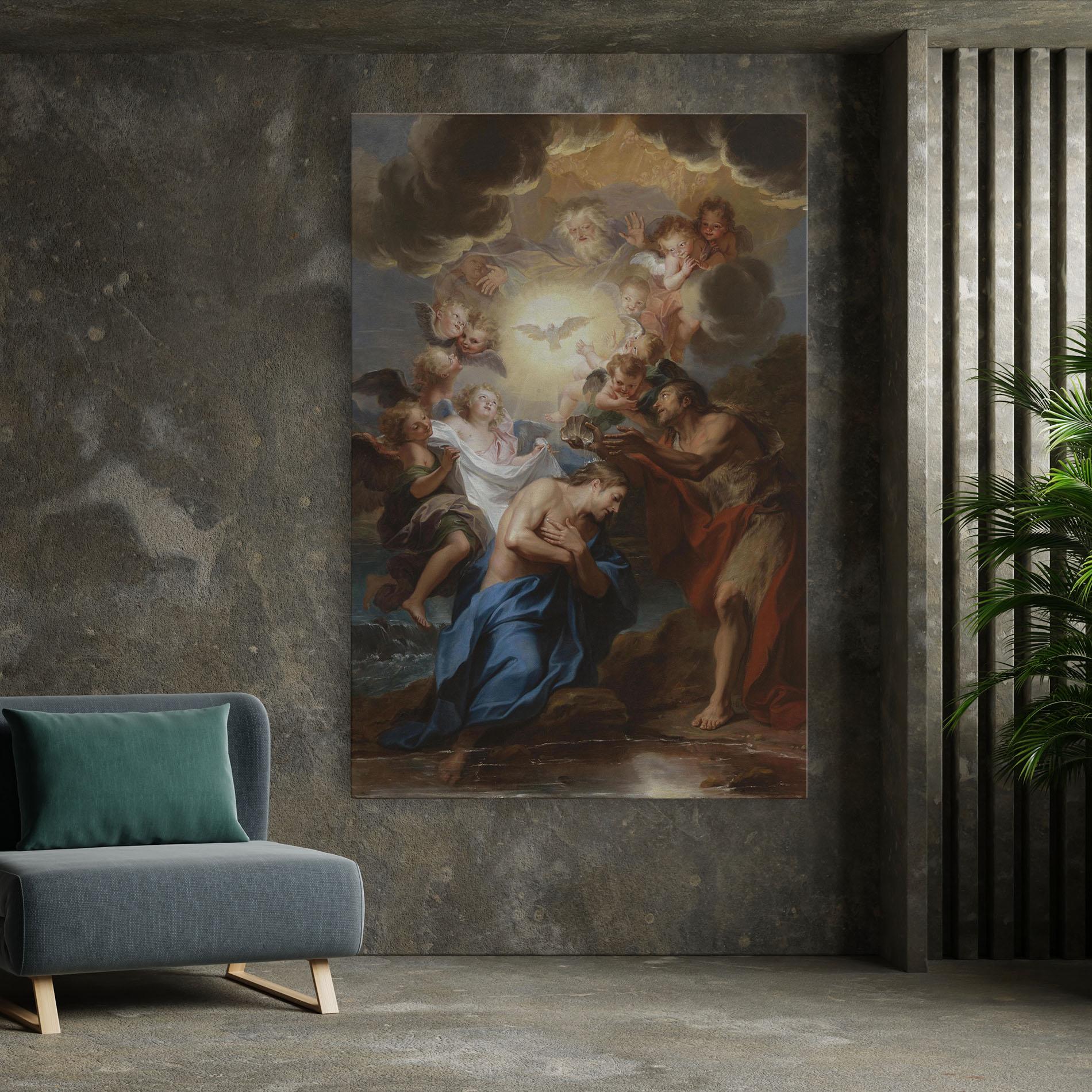 Vászonkép Divine Yellow Light mockup 7