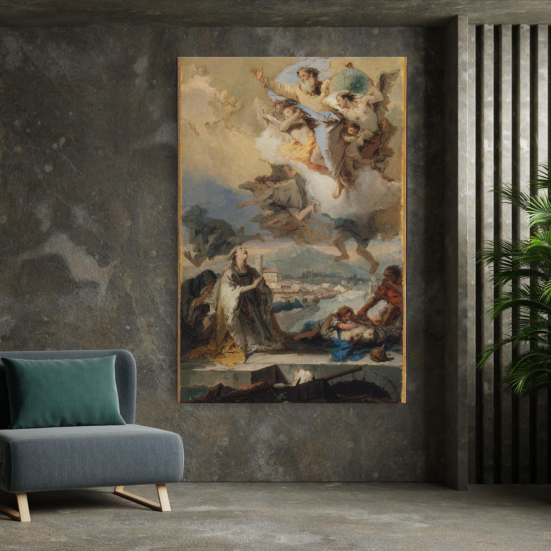 Vászonkép Sky Angel Art mockup 7