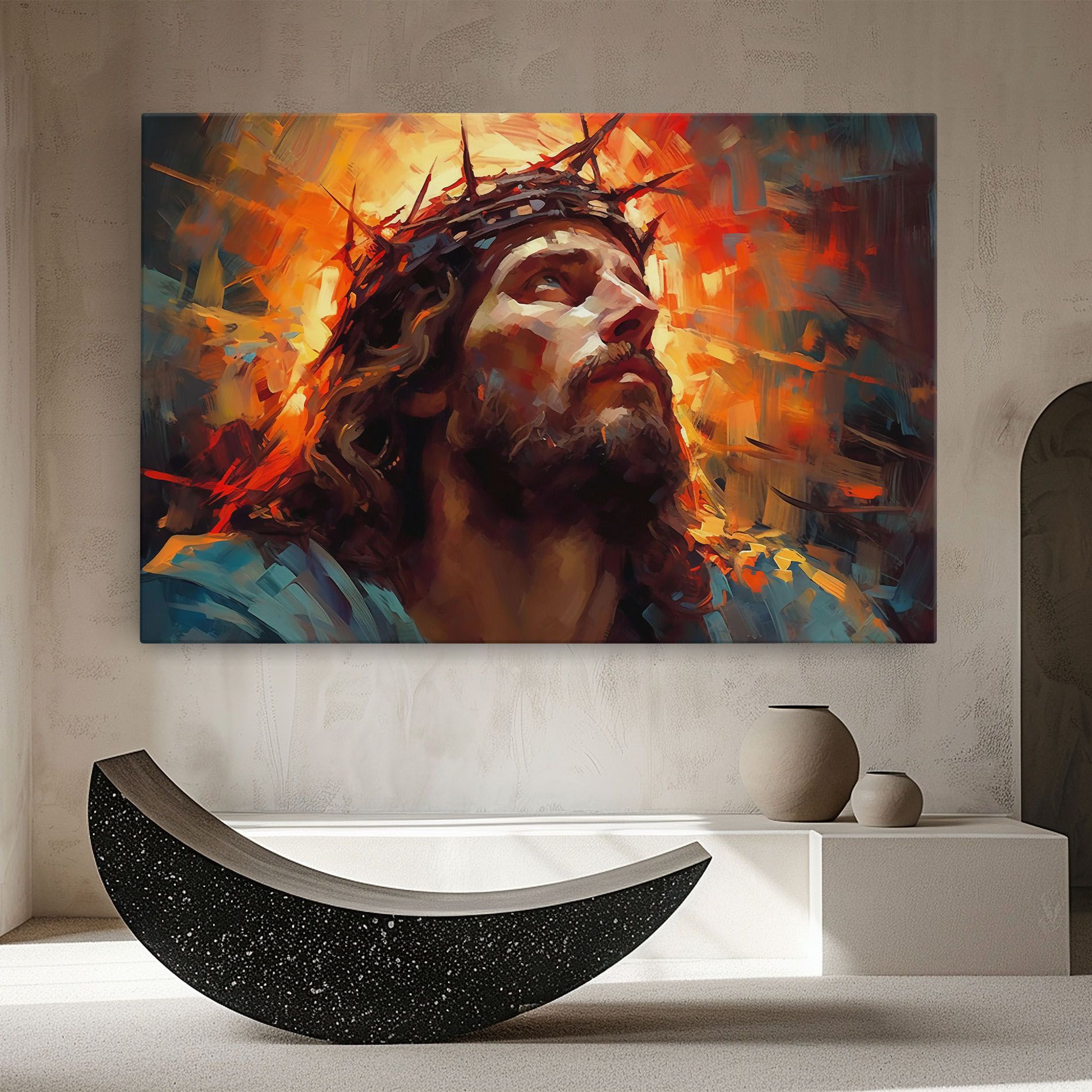 Jesus Crown Light mockup 8