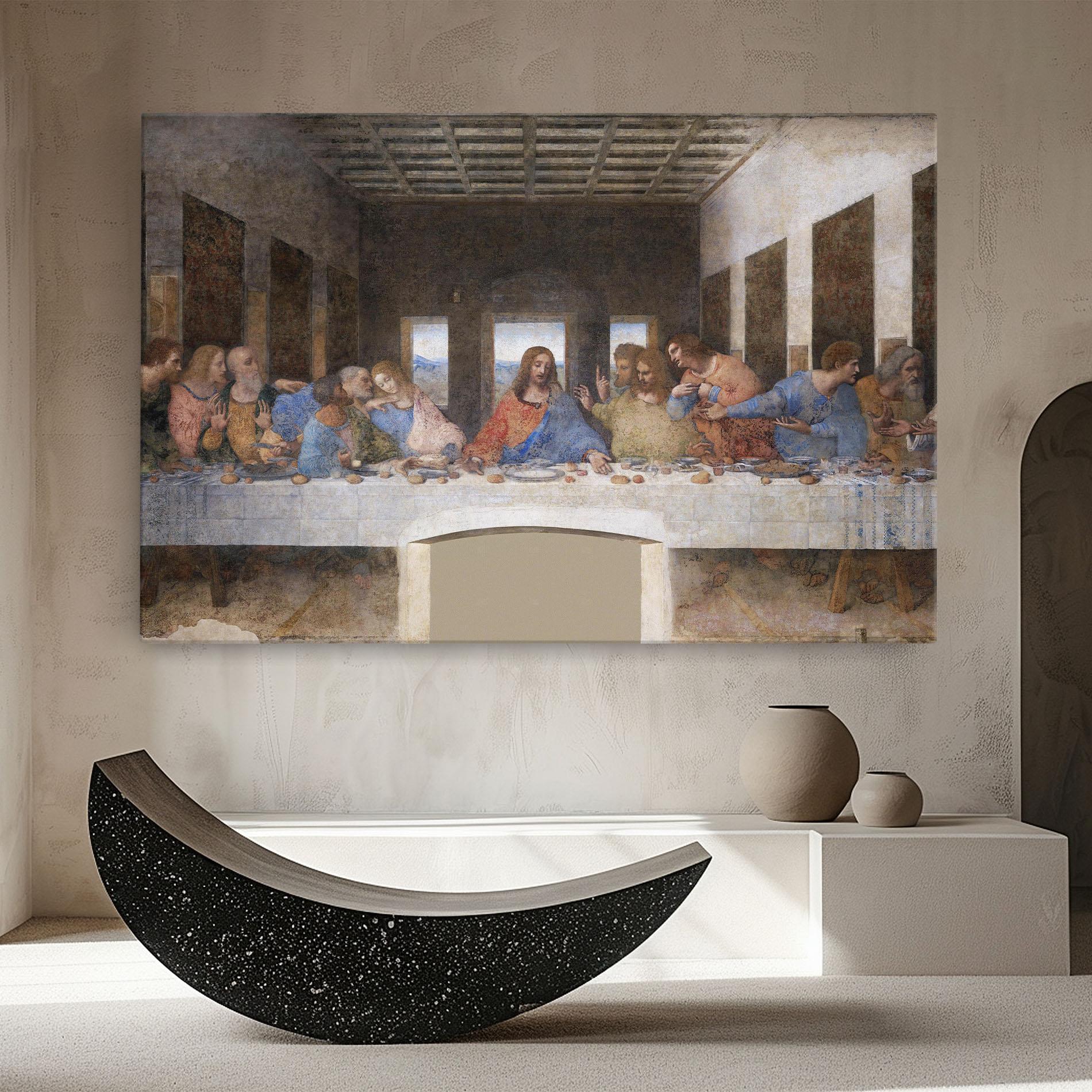 Vászonkép Jesus Eating mockup 8