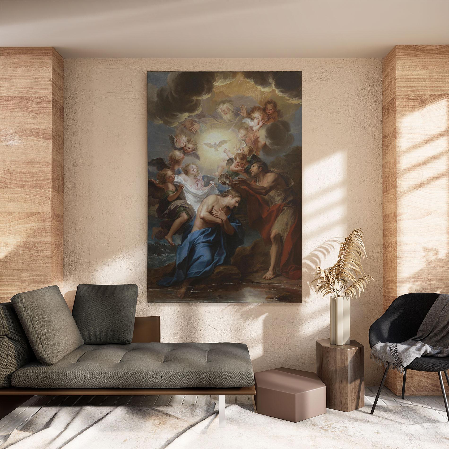 Vászonkép Divine Yellow Light mockup 8