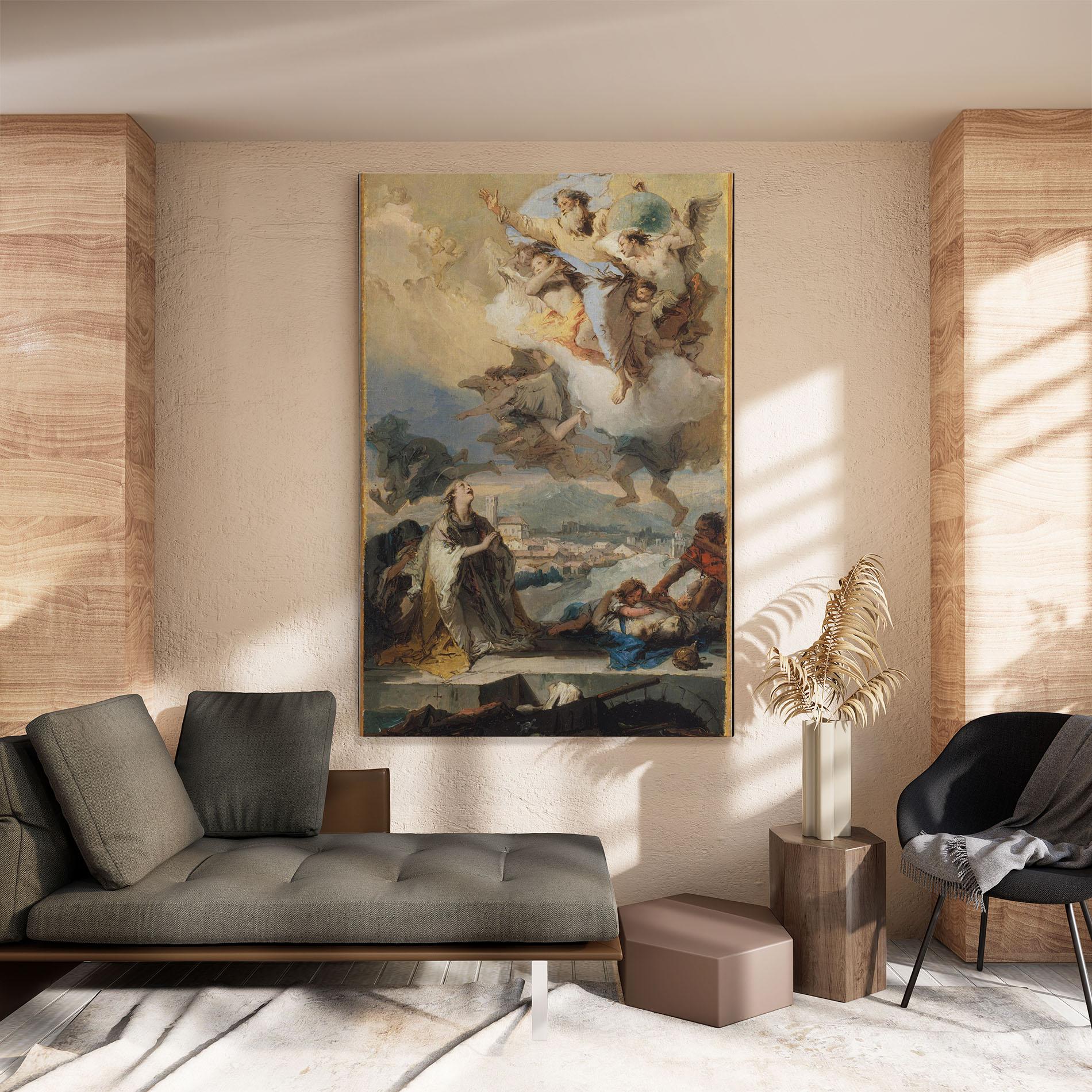 Vászonkép Sky Angel Art mockup 8