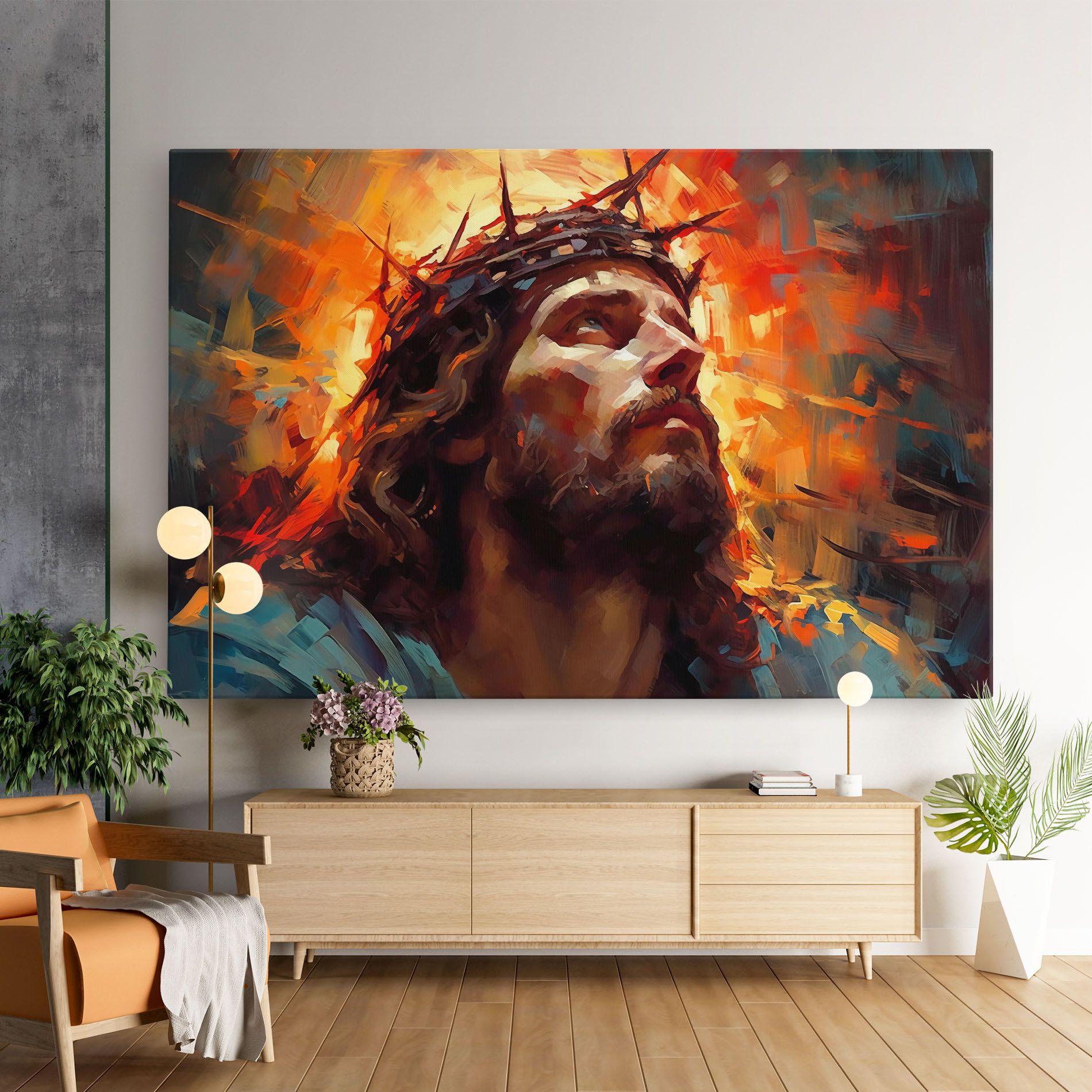 Jesus Crown Light mockup 9