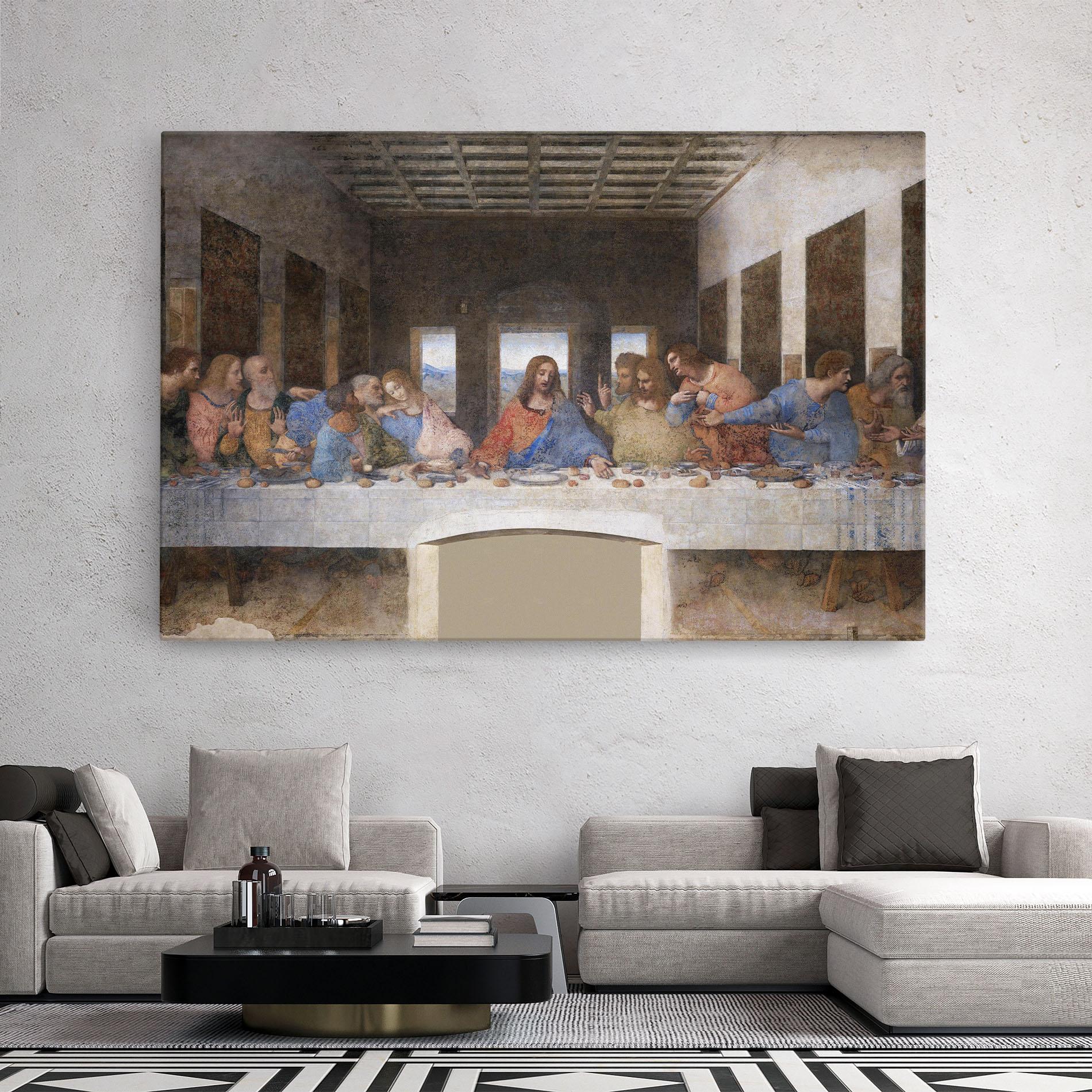 Vászonkép Jesus Eating mockup 2